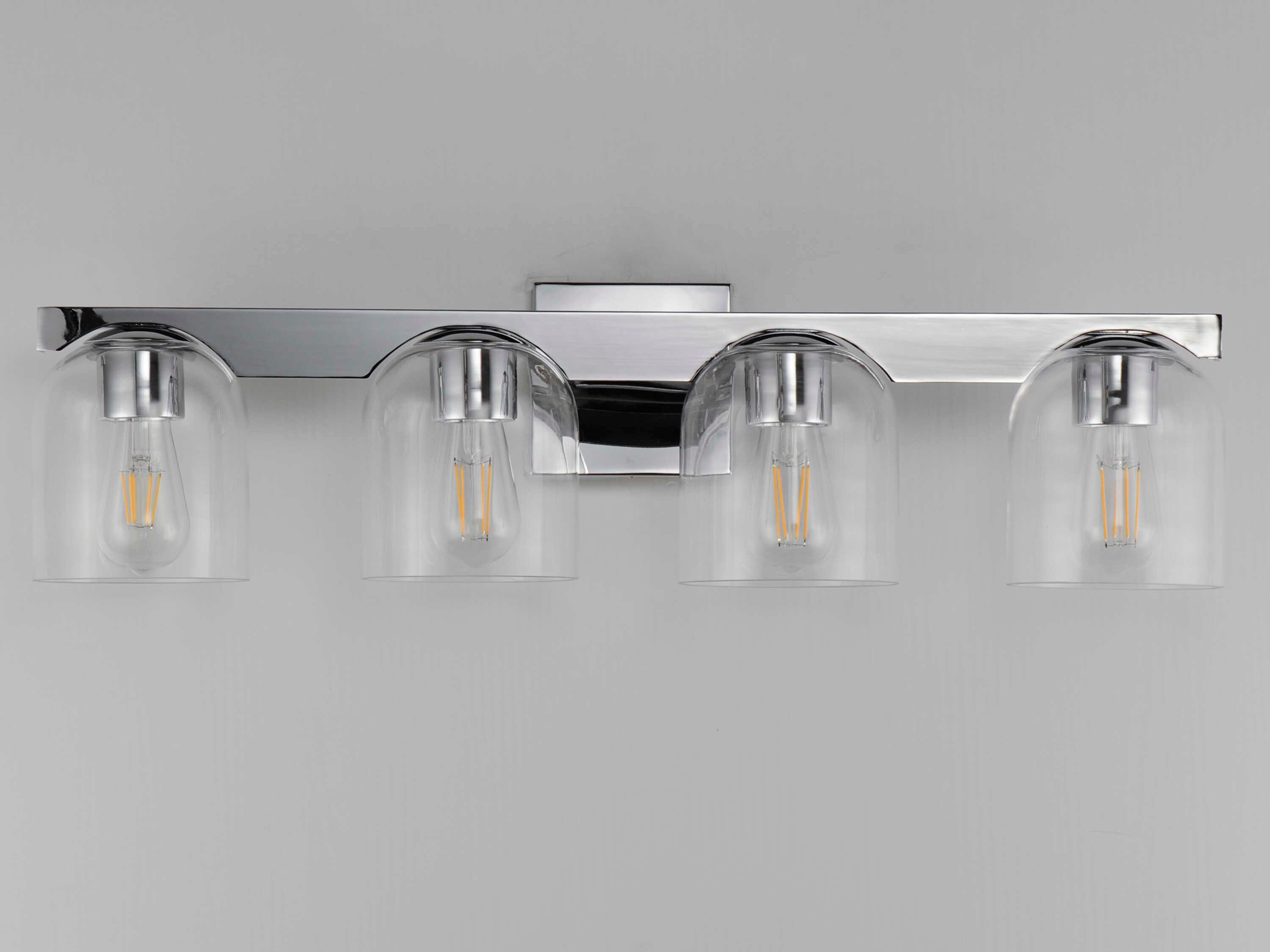 Maxim Lighting Scoop 4-Light Polished Chrome Vanity Light