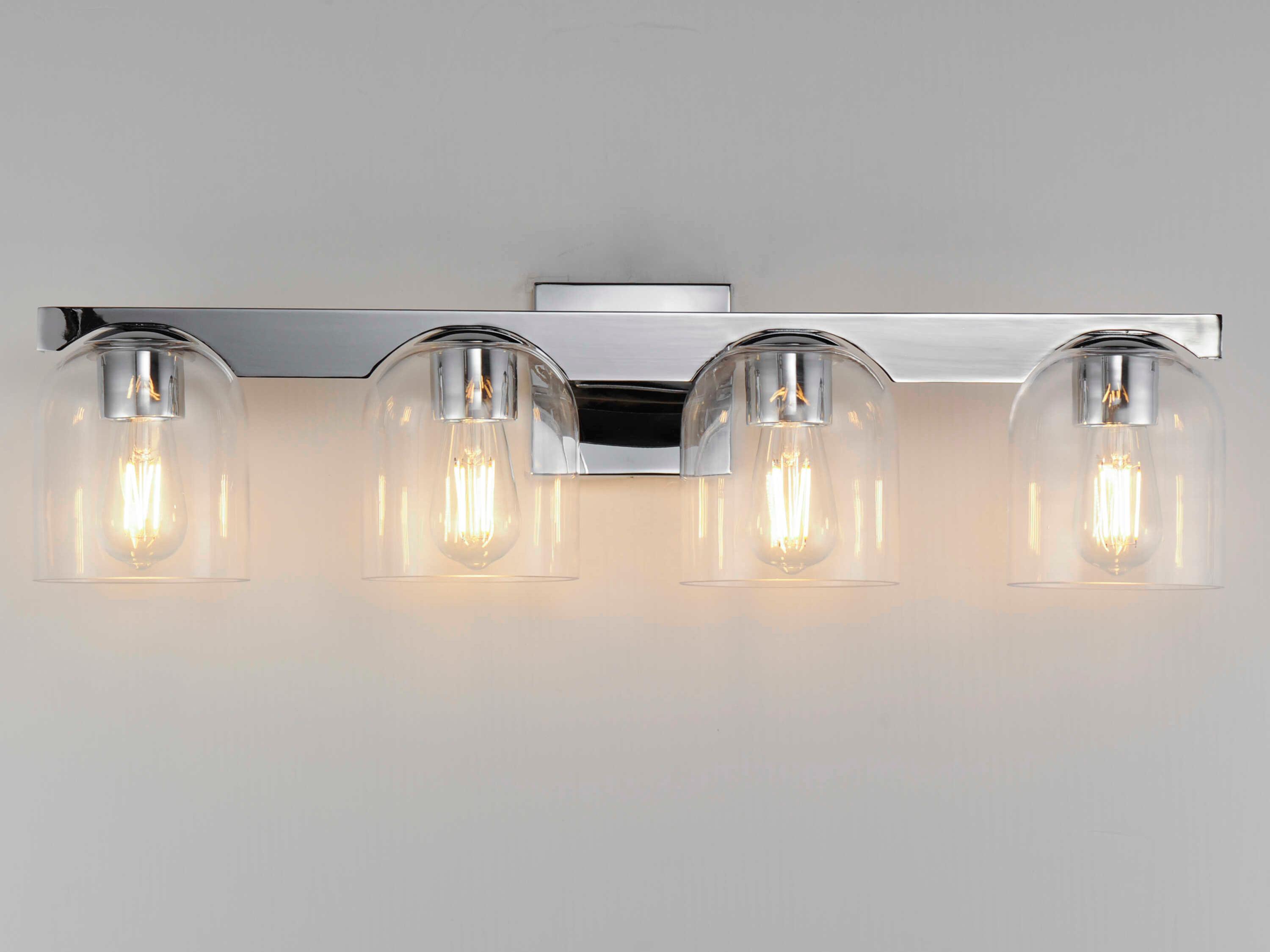 Maxim Lighting Scoop 4-Light Polished Chrome Vanity Light