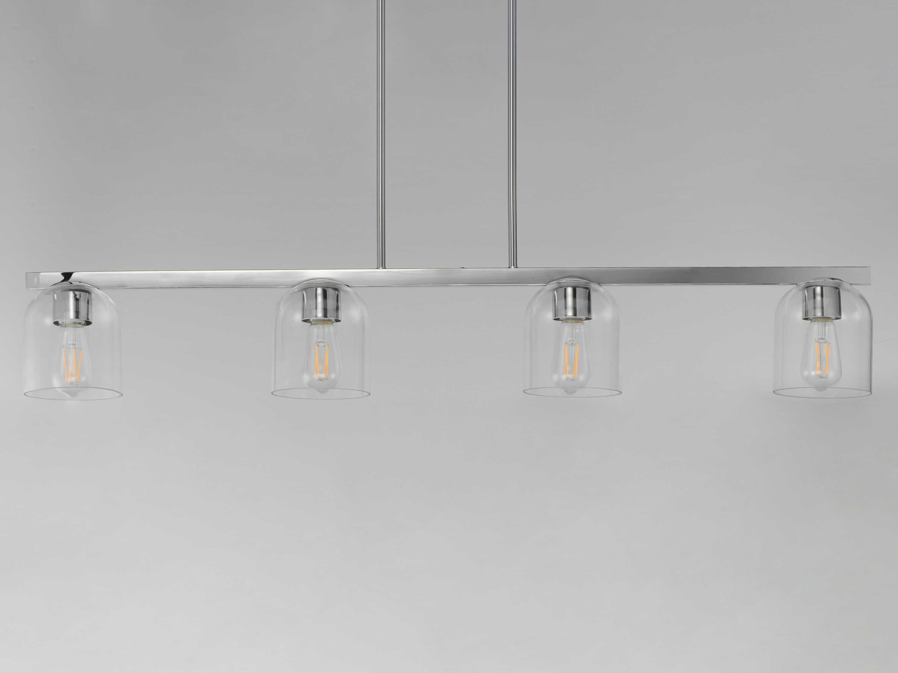 Maxim Lighting Scoop 4-Light Polished Chrome Bell Island Pendant