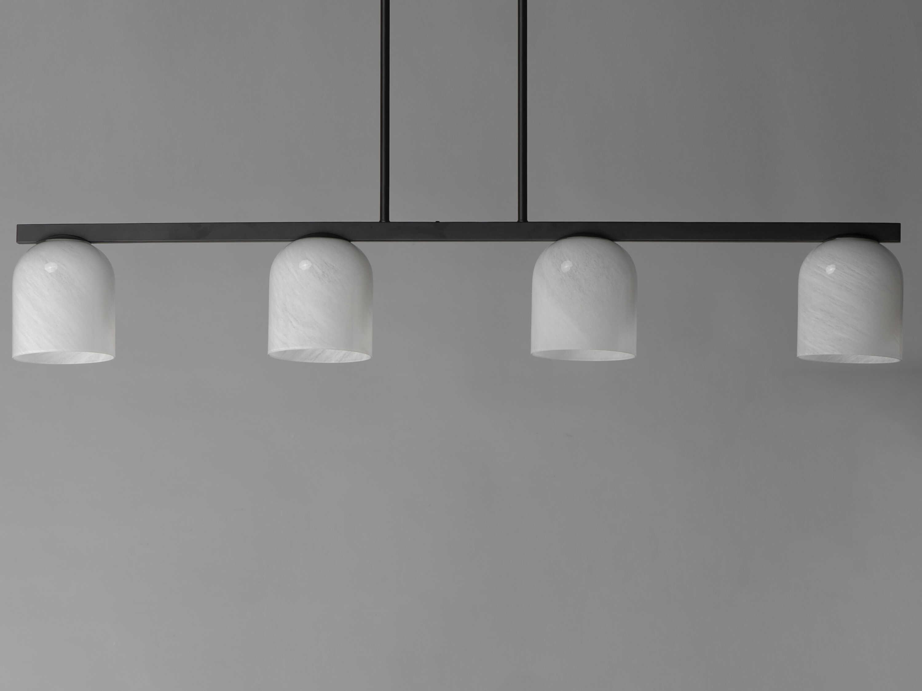 Maxim Lighting Scoop 4-Light Black Bell Island Pendant