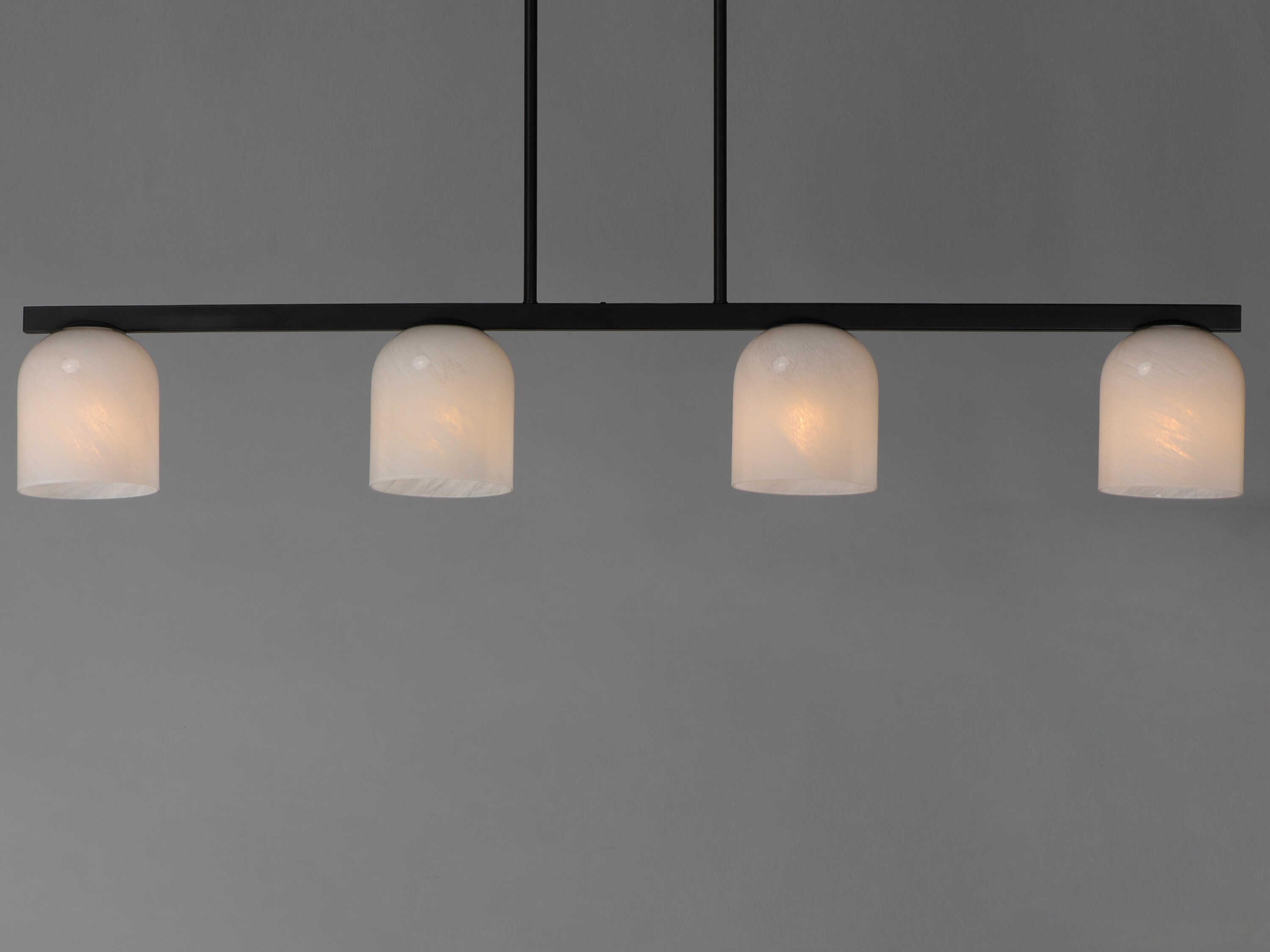 Maxim Lighting Scoop 4-Light Black Bell Island Pendant