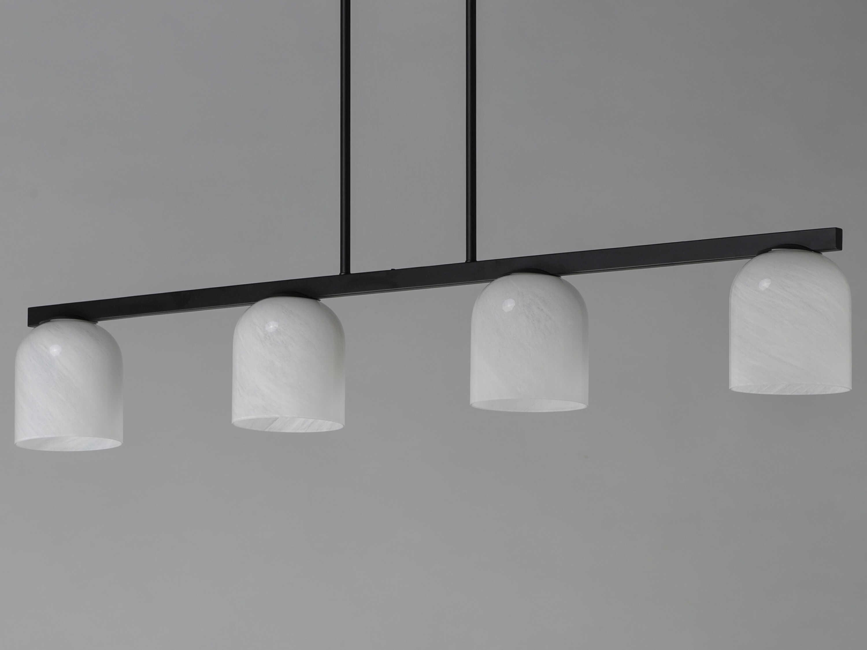 Maxim Lighting Scoop 4-Light Black Bell Island Pendant