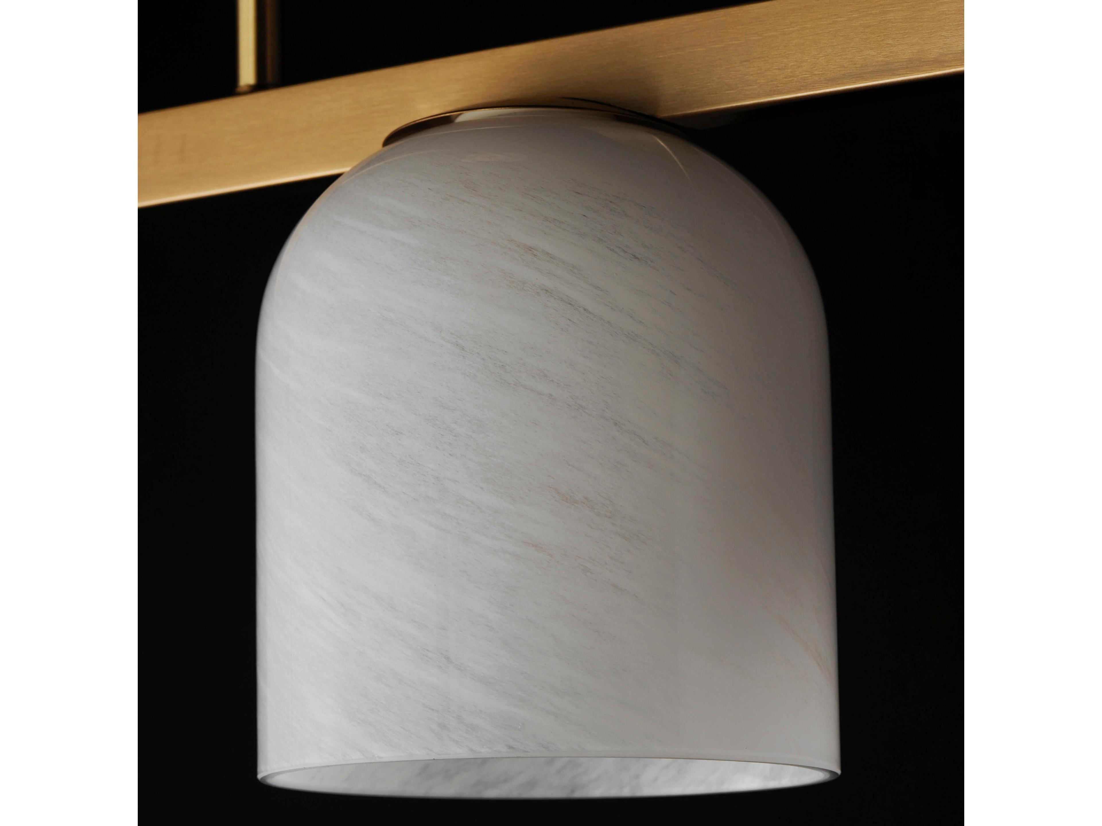 Maxim Lighting Scoop 4-Light Natural Aged Brass Bell Island Pendant