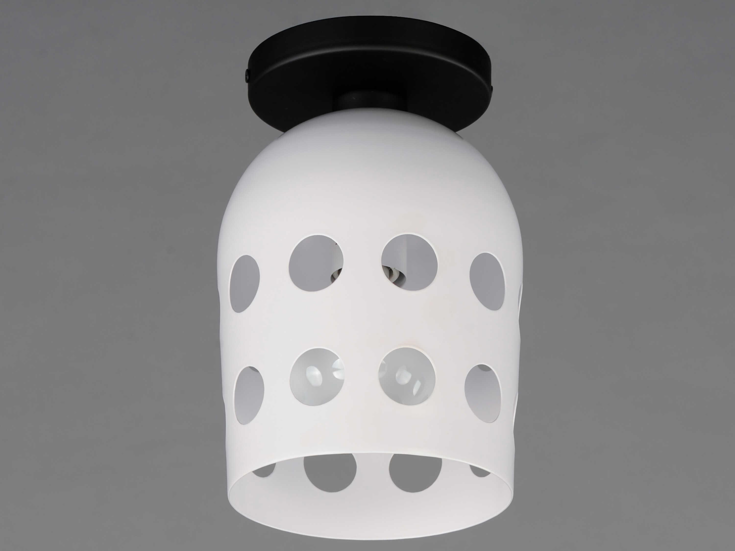 Maxim Lighting Dottie 1-Light Black Flush Mount