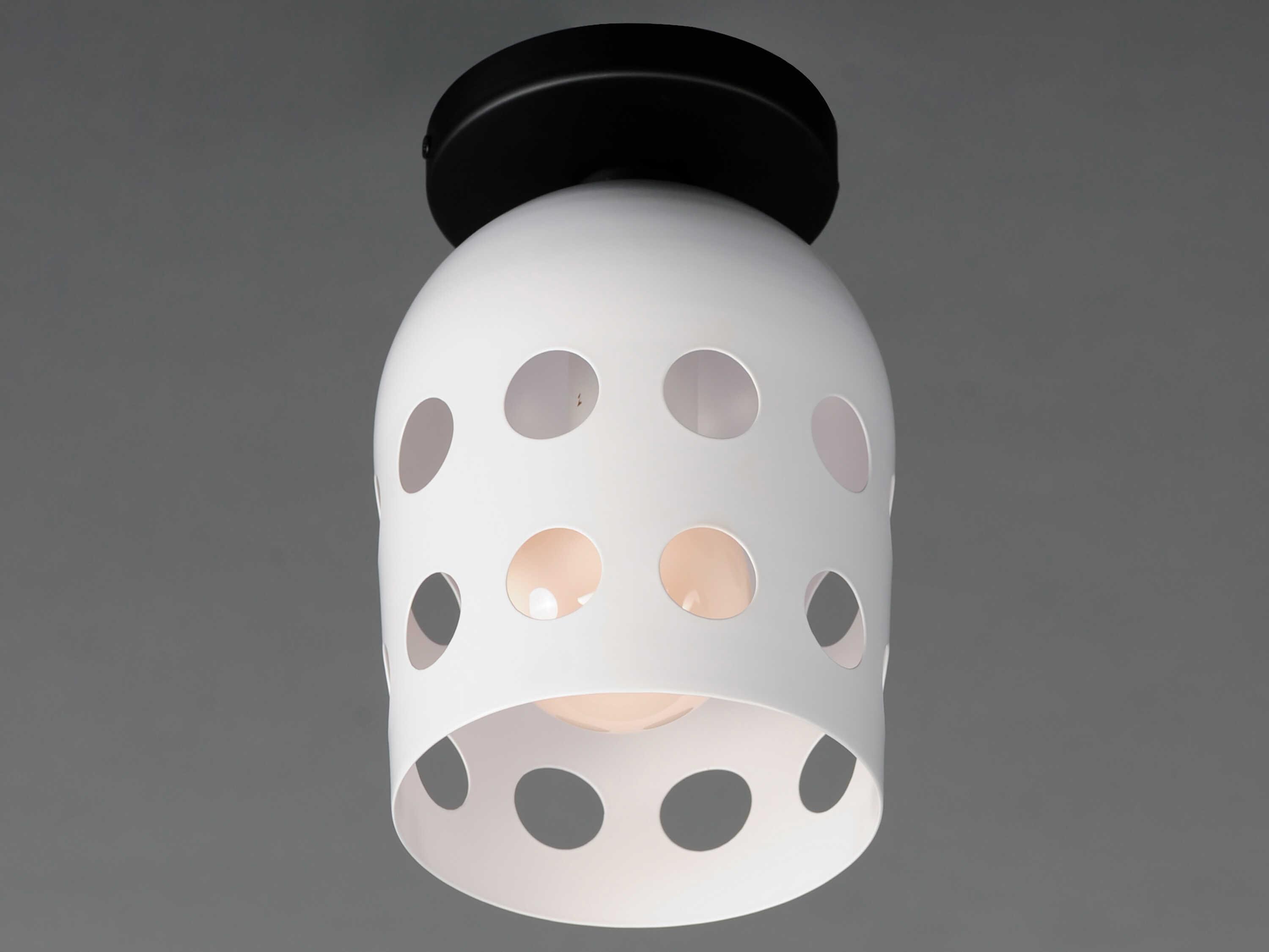 Maxim Lighting Dottie 1-Light Black Flush Mount