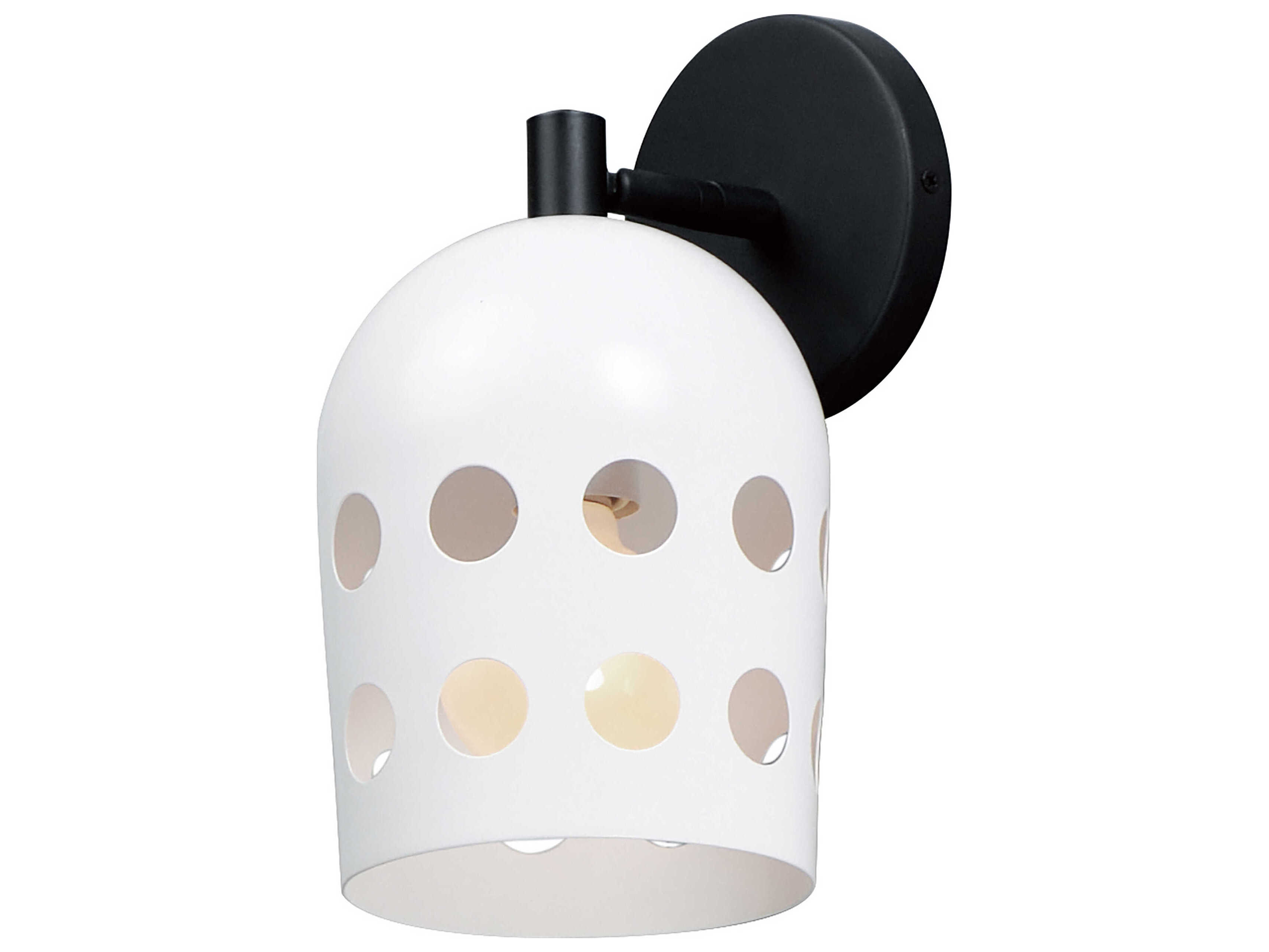Maxim Lighting Dottie 1-Light Black Wall Sconce