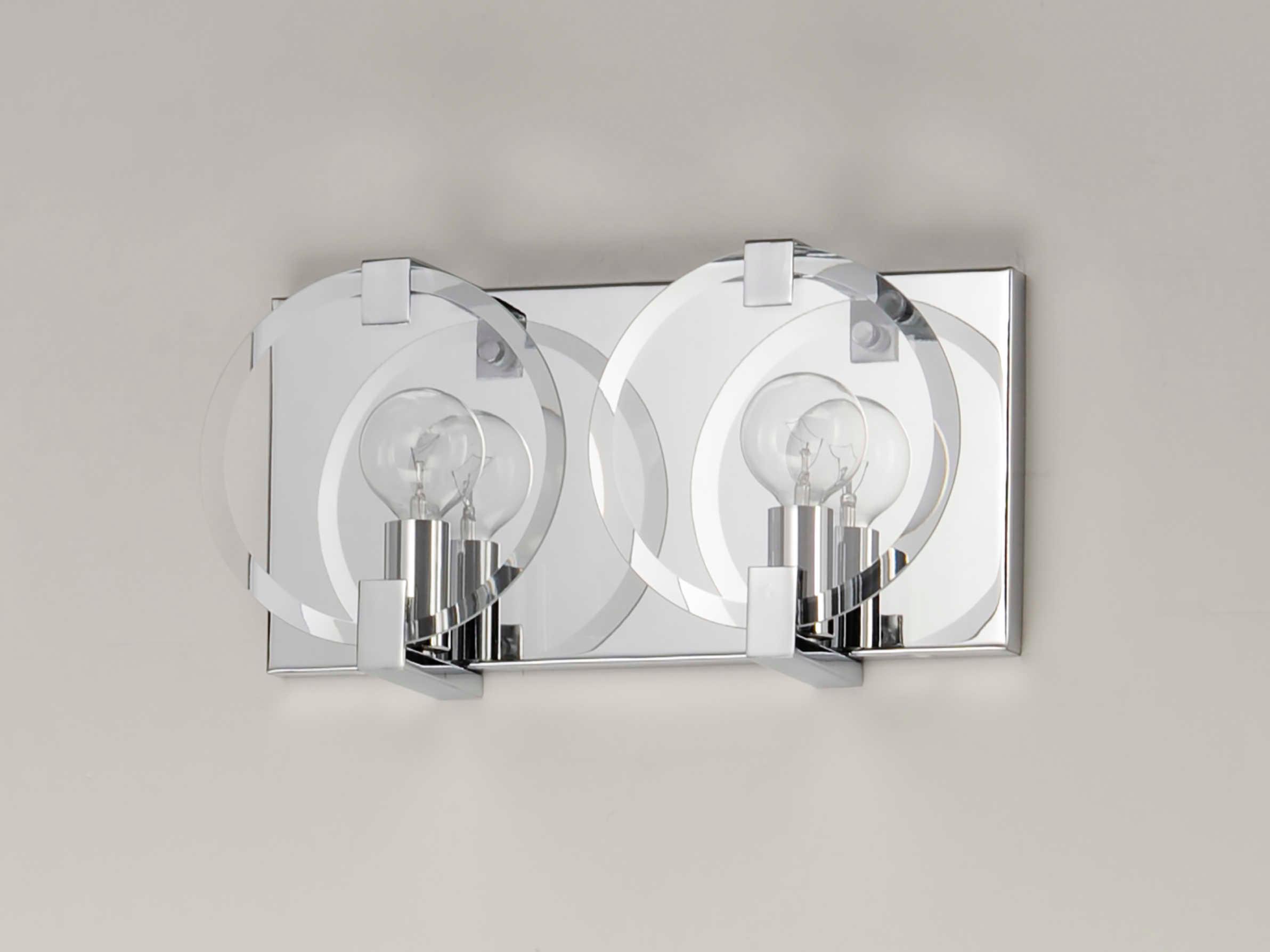 Maxim Lighting Looking Glass 2-Light Polished Chrome Wall Sconce