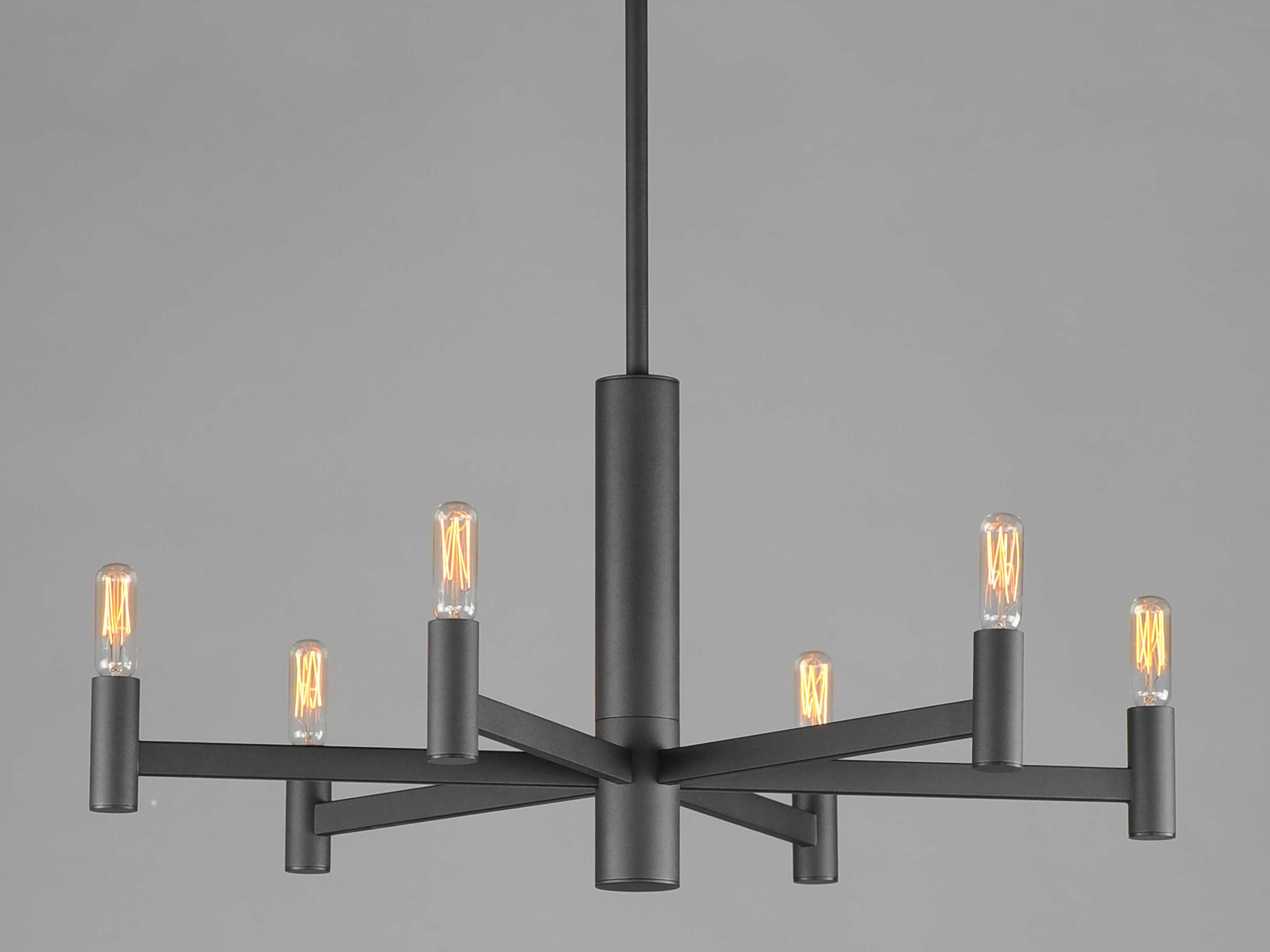 Maxim Lighting Emana 6-Light Black Candelabra Chandelier