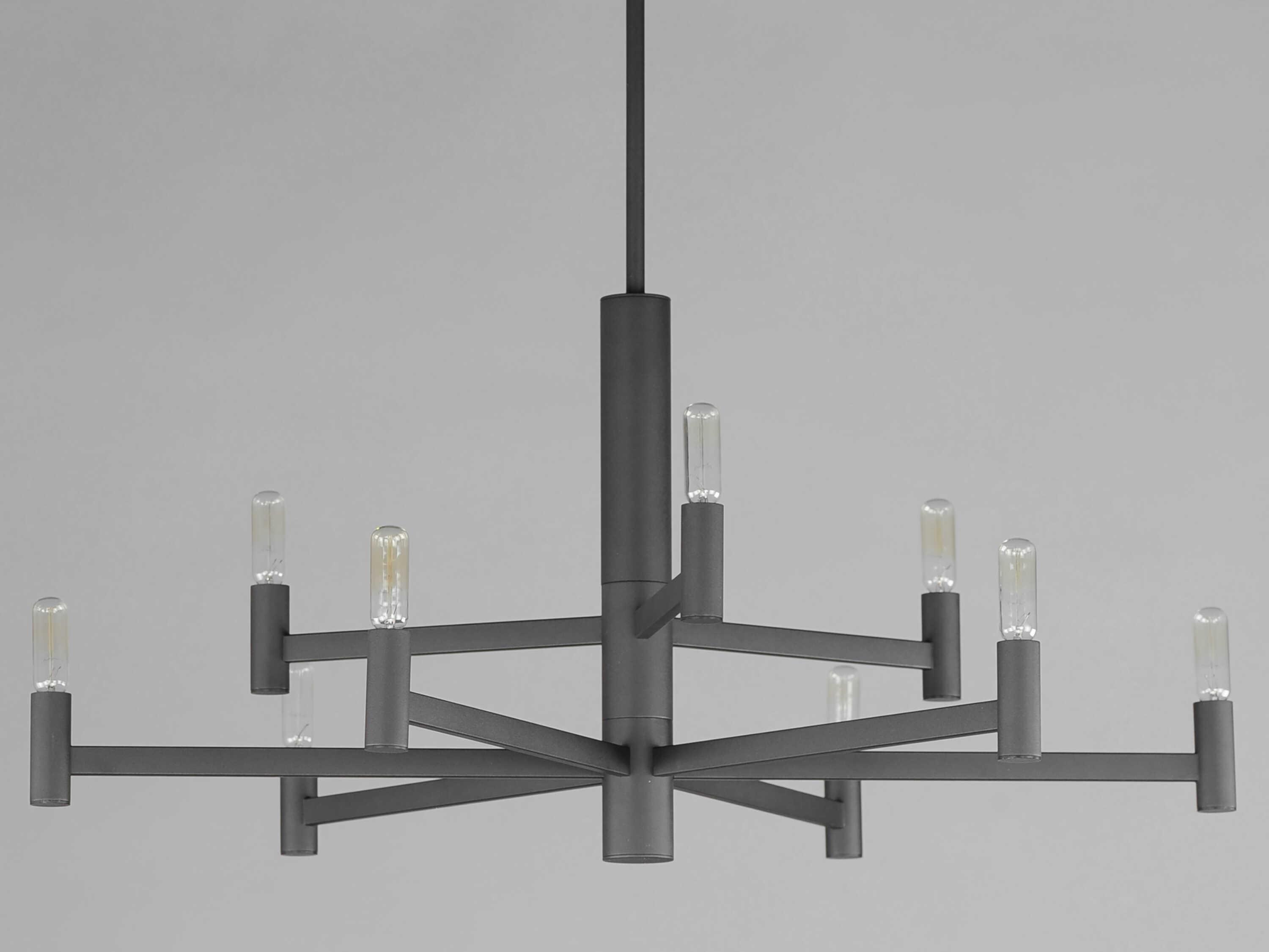 Maxim Lighting Emana 9-Light Black Candelabra Chandelier