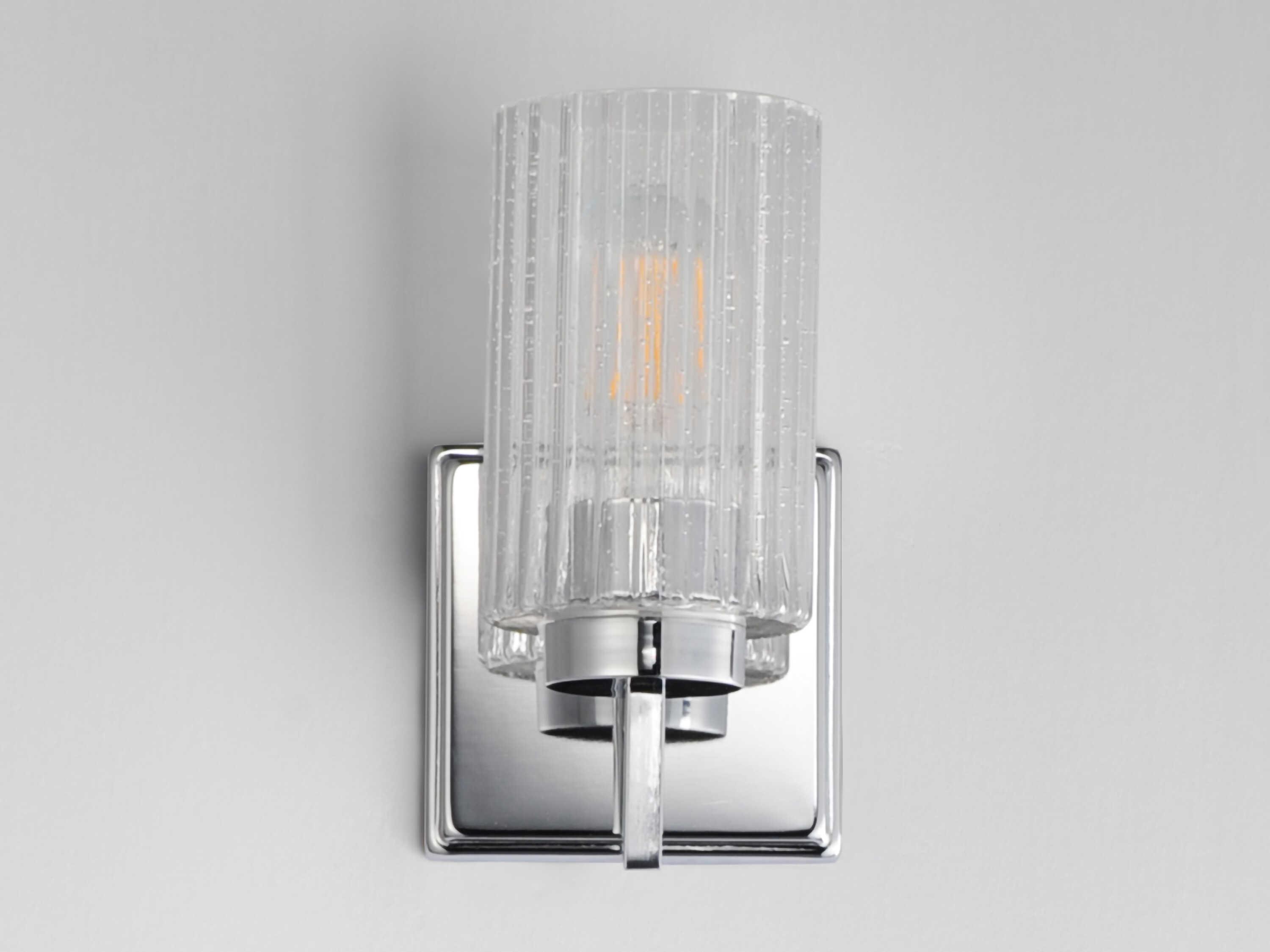Maxim Lighting Rigata 1-Light Polished Nickel Wall Sconce