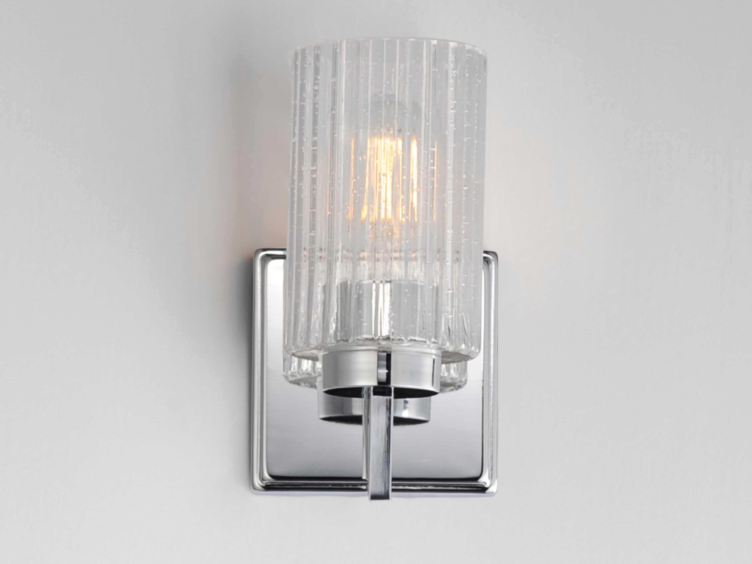 Maxim Lighting Rigata 1-Light Polished Nickel Wall Sconce