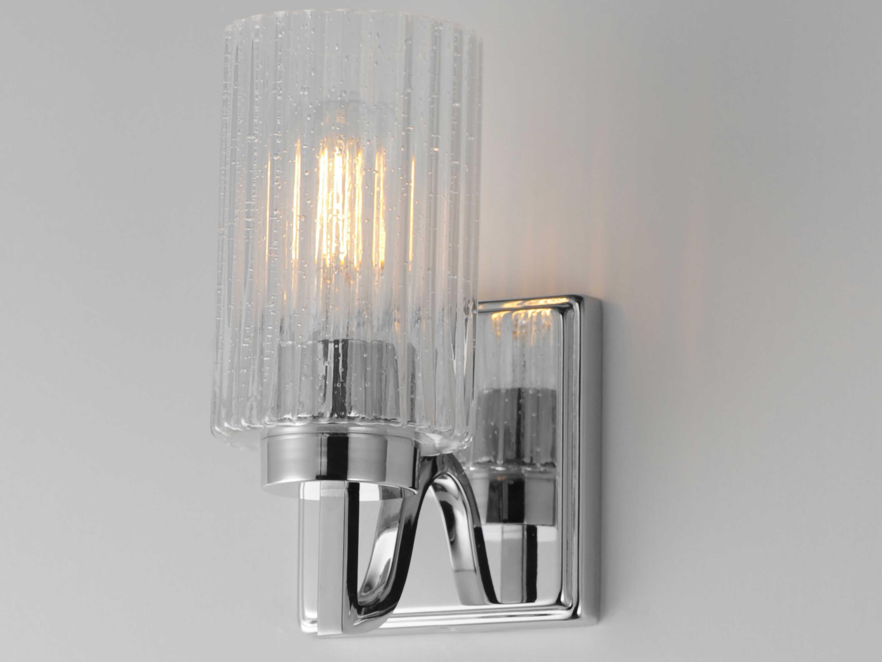 Maxim Lighting Rigata 1-Light Polished Nickel Wall Sconce