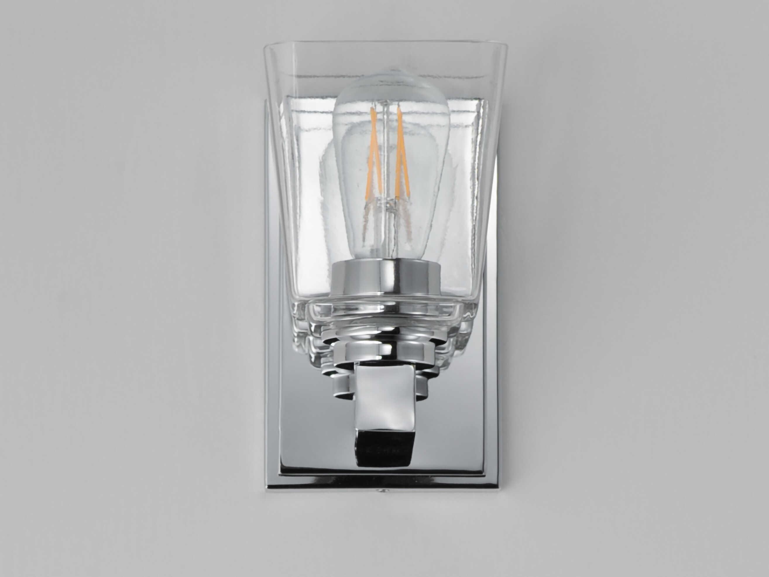 Maxim Lighting Cubos 1-Light Polished Chrome Wall Sconce