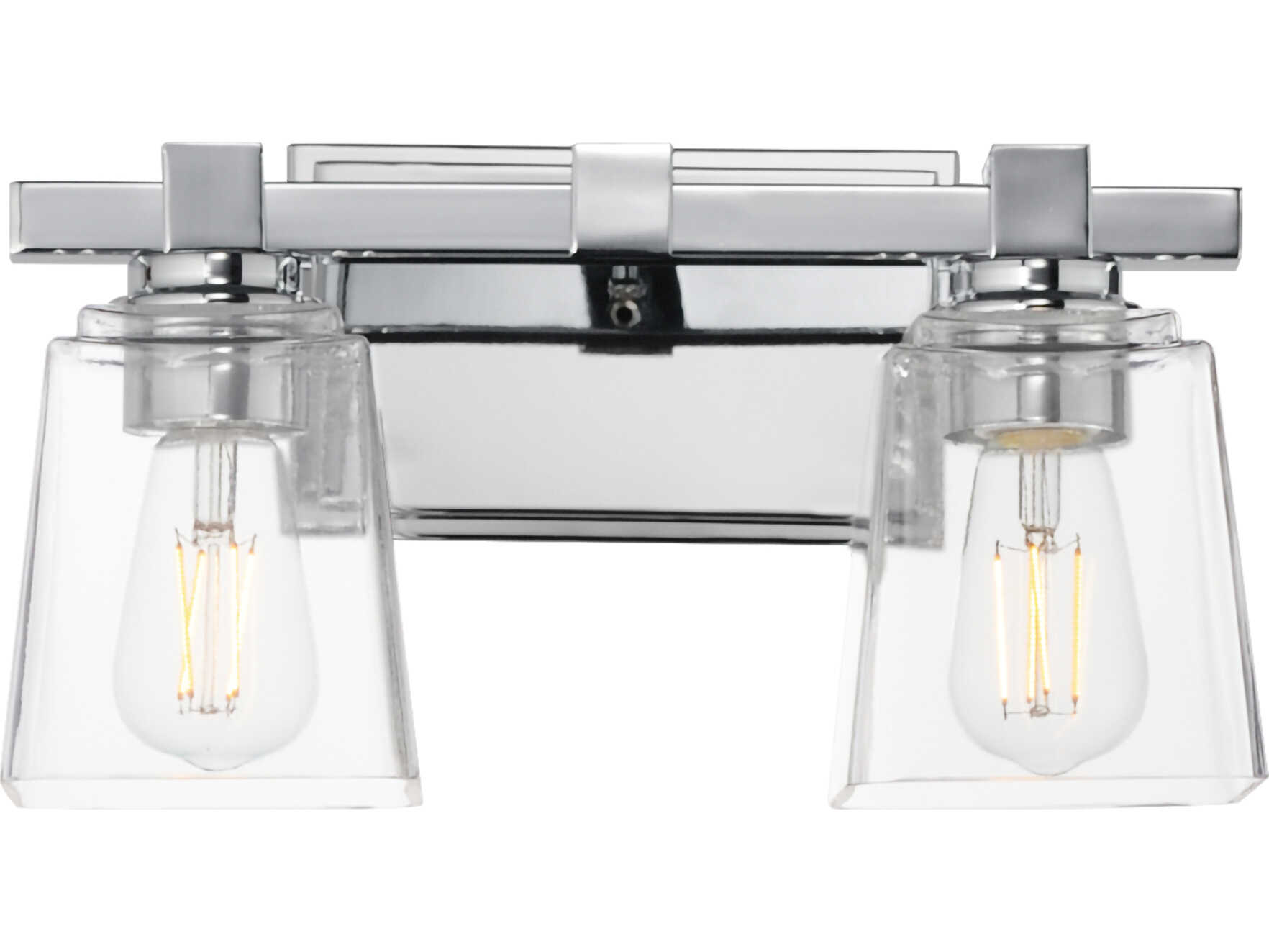 Maxim Lighting Cubos 2-Light Polished Chrome Vanity Light