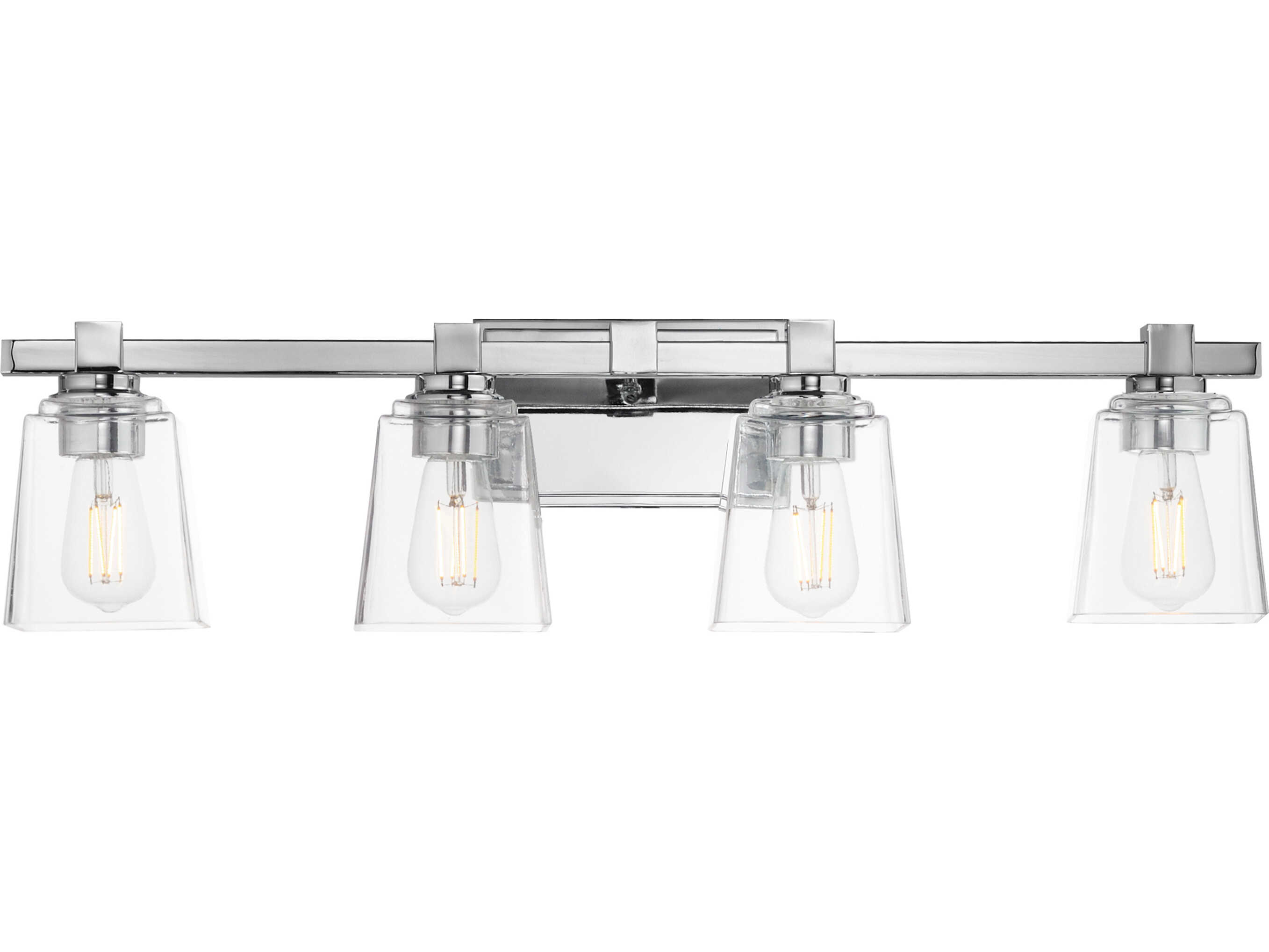 Maxim Lighting Cubos 4-Light Polished Chrome Vanity Light