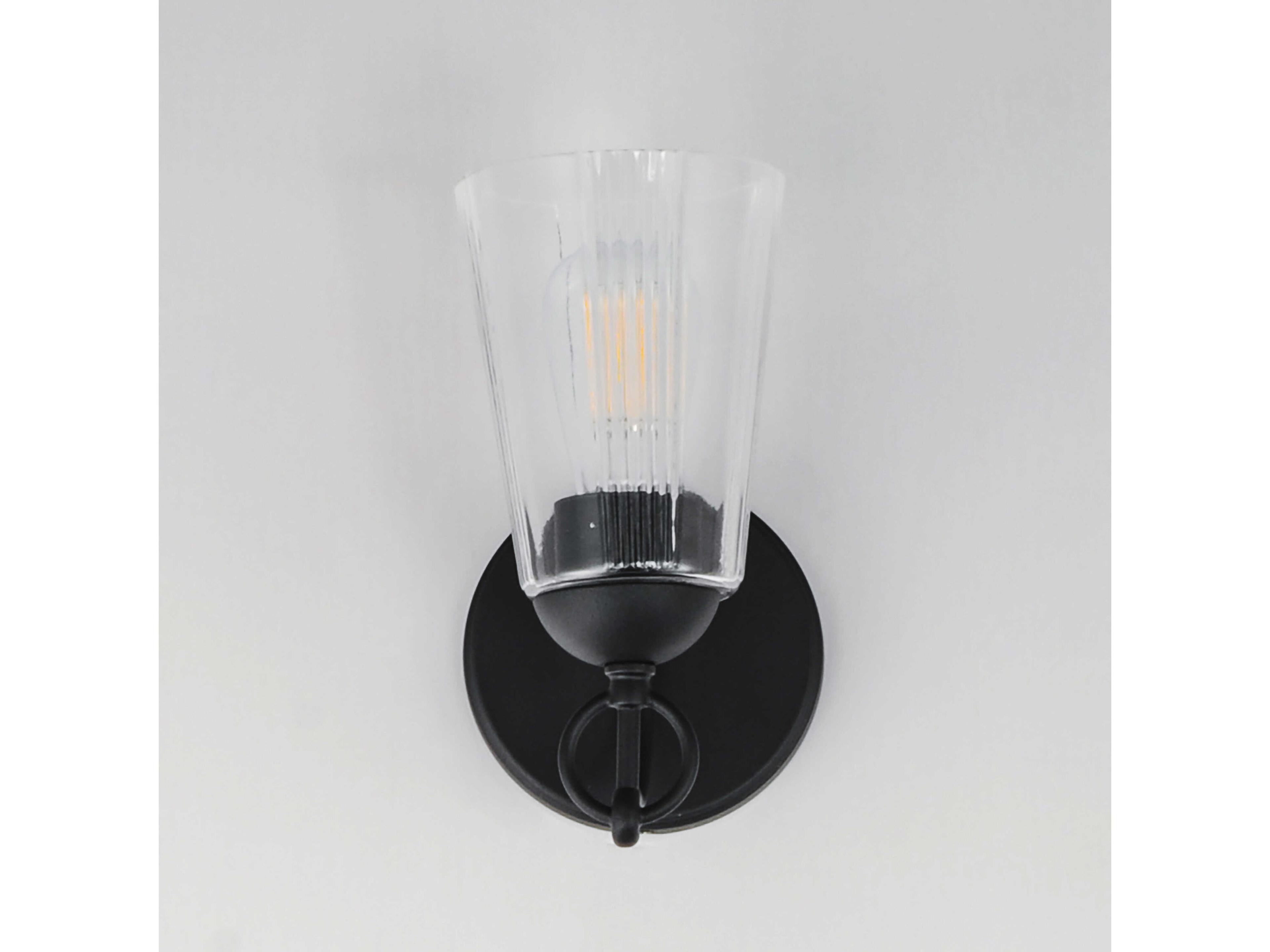 Maxim Lighting Jackson Hole 1-Light Black Wall Sconce