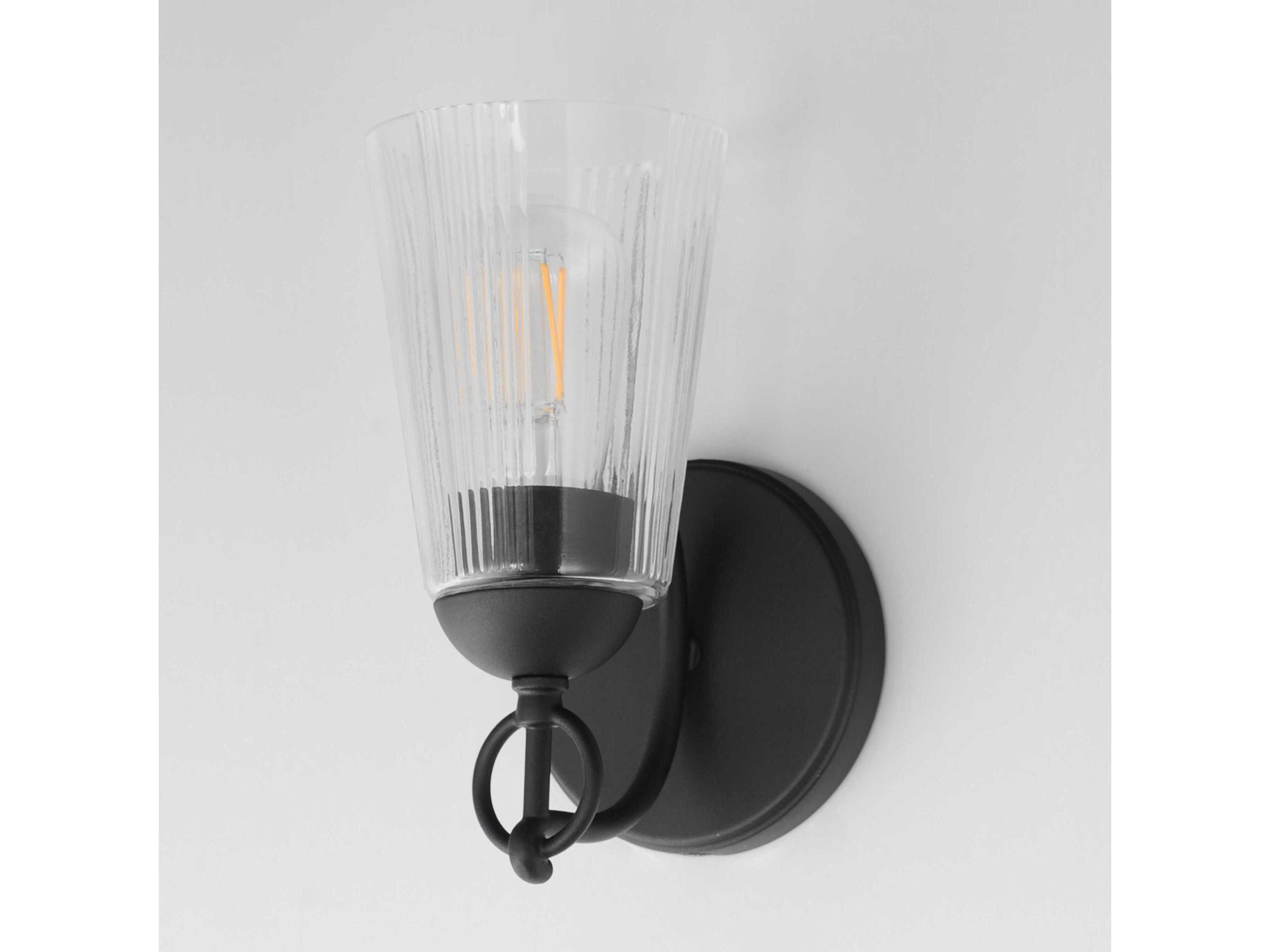 Maxim Lighting Jackson Hole 1-Light Black Wall Sconce