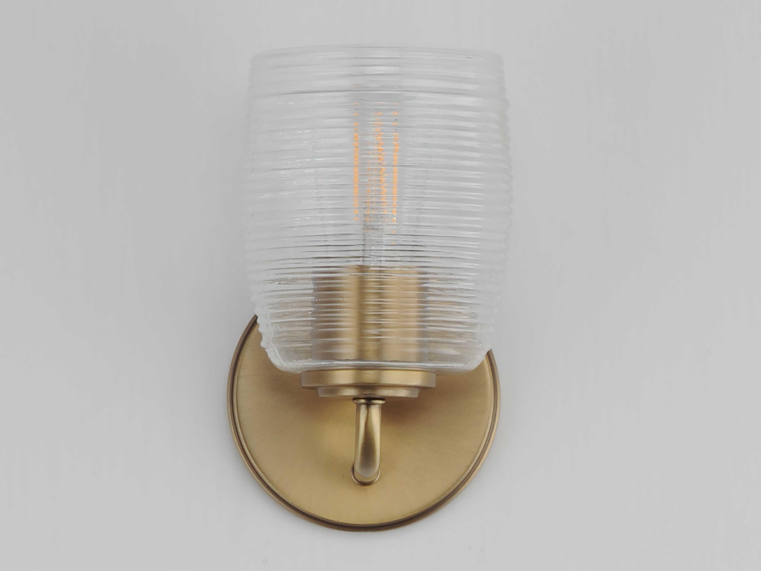 Maxim Lighting Honey 1-Light Natural Aged Brass Wall Sconce