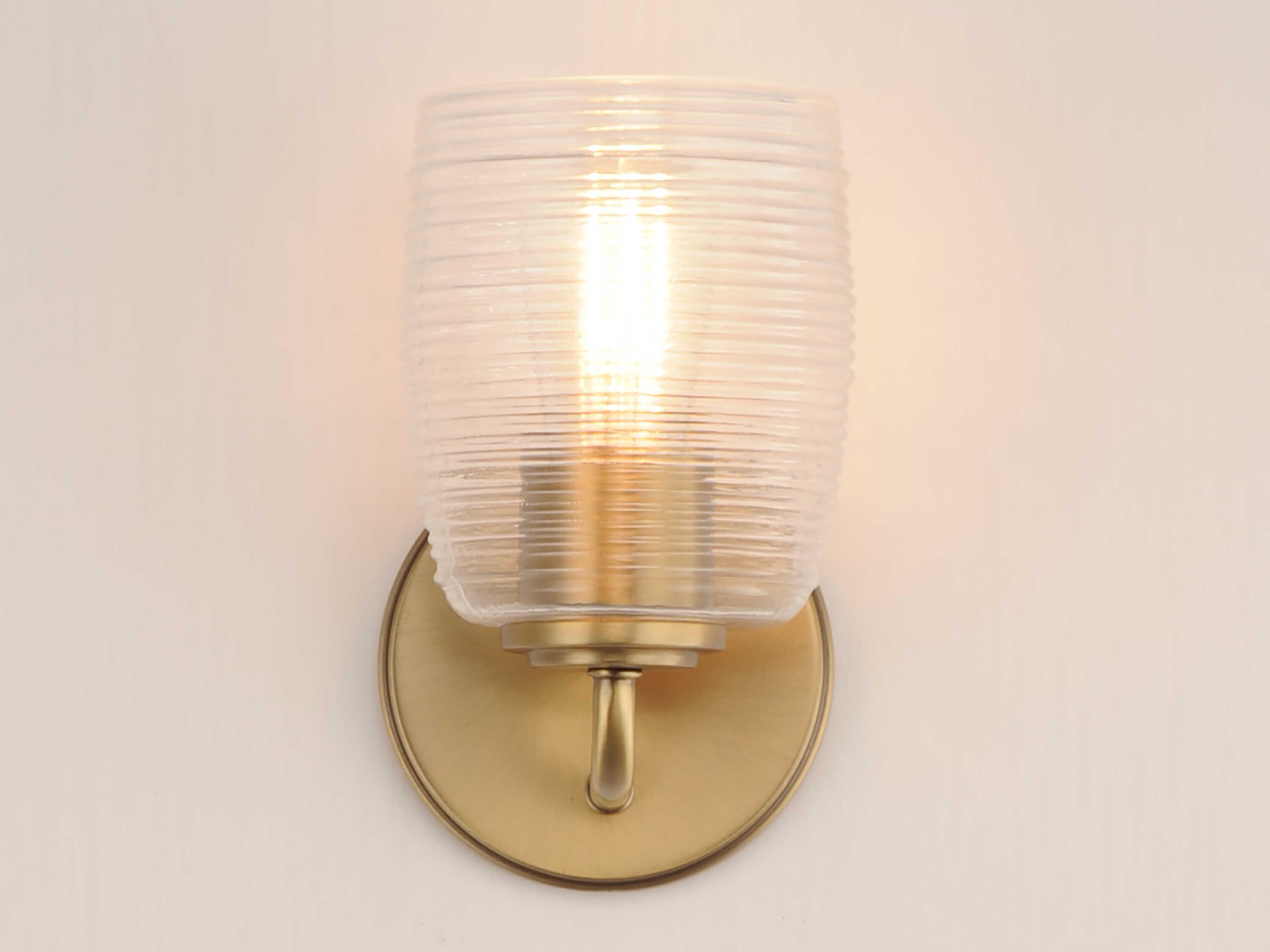 Maxim Lighting Honey 1-Light Natural Aged Brass Wall Sconce