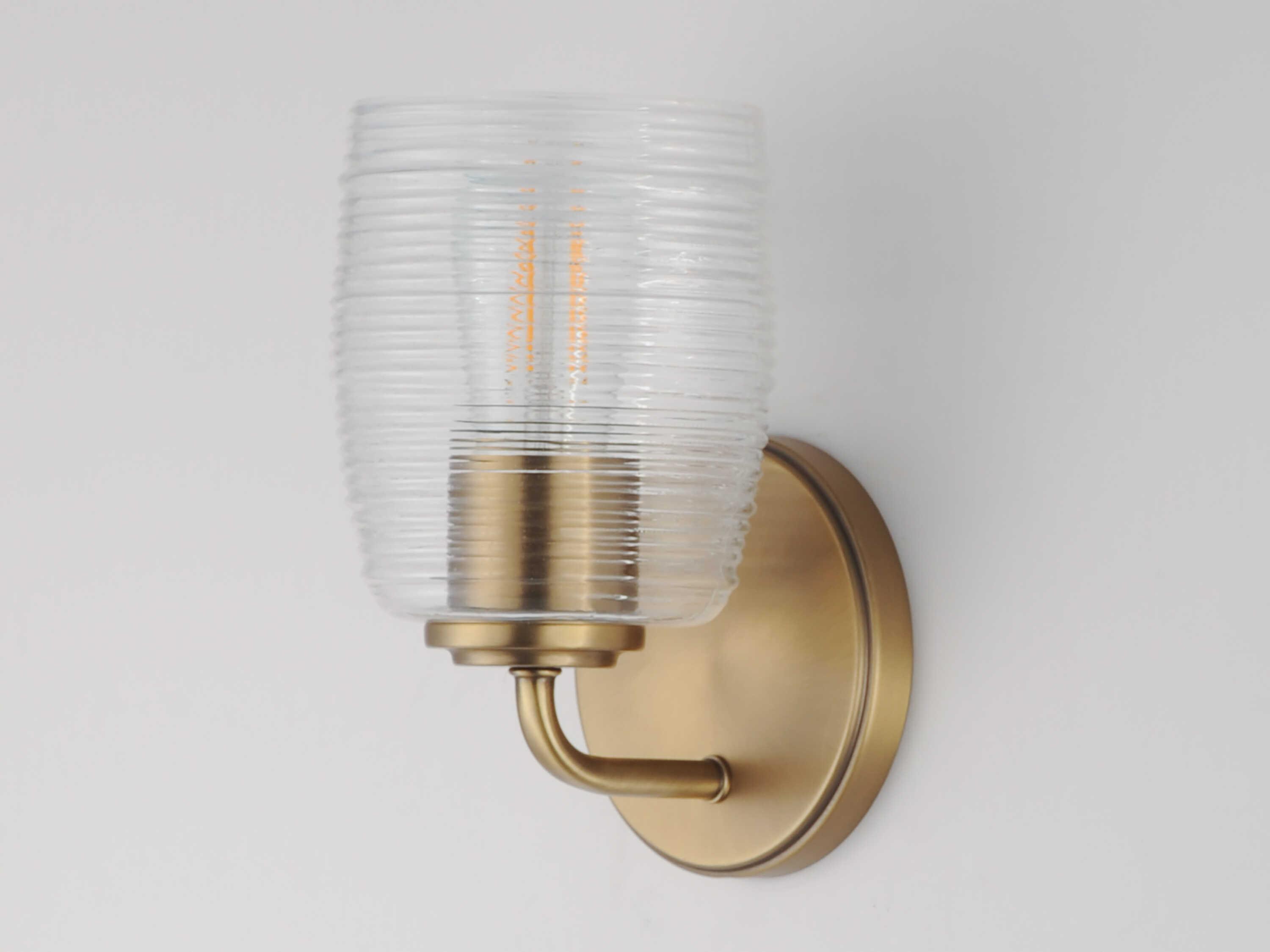 Maxim Lighting Honey 1-Light Natural Aged Brass Wall Sconce