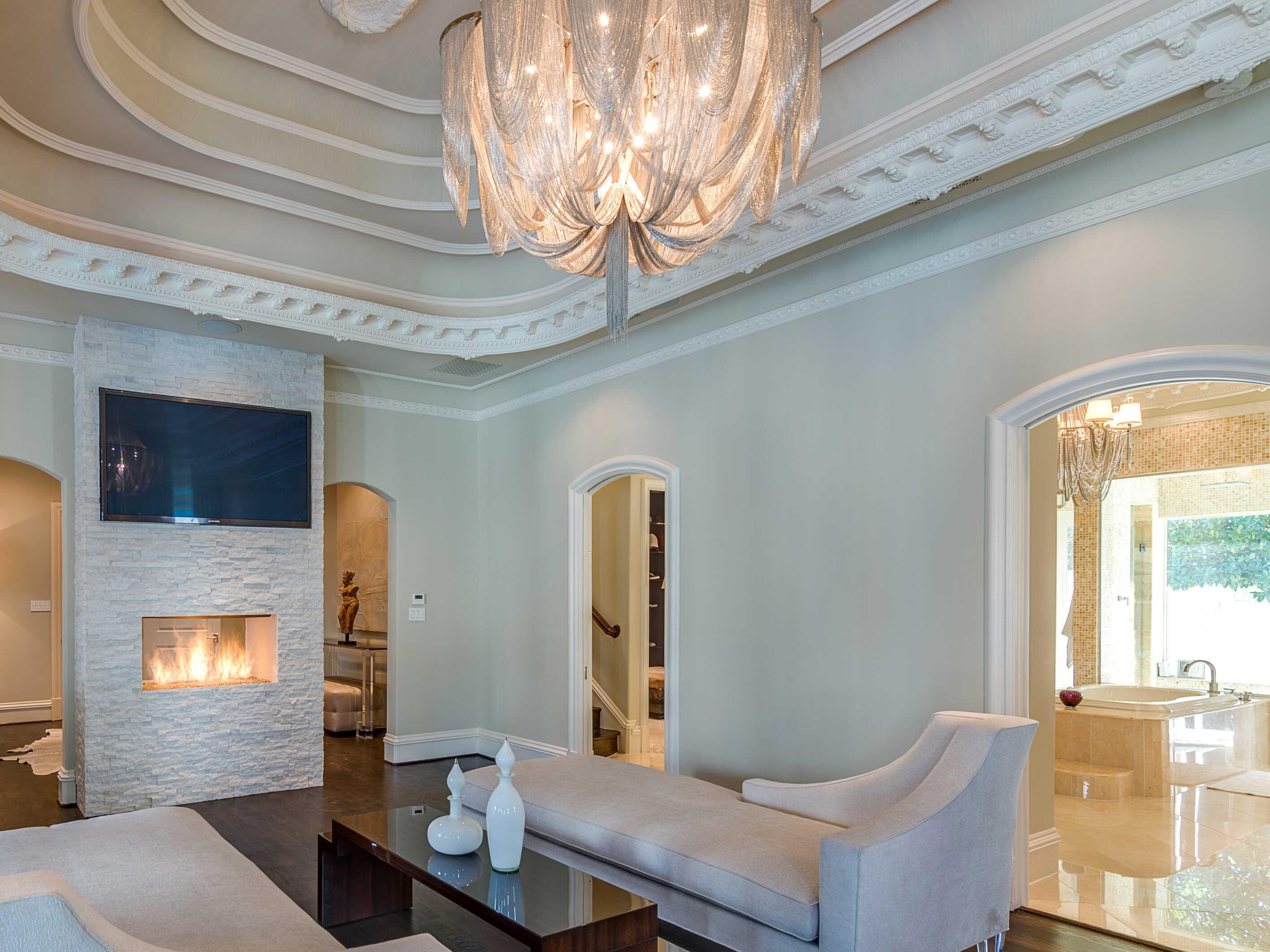 Maxim Lighting Chantilly 1-Light Polished Nickel Empire Chandelier