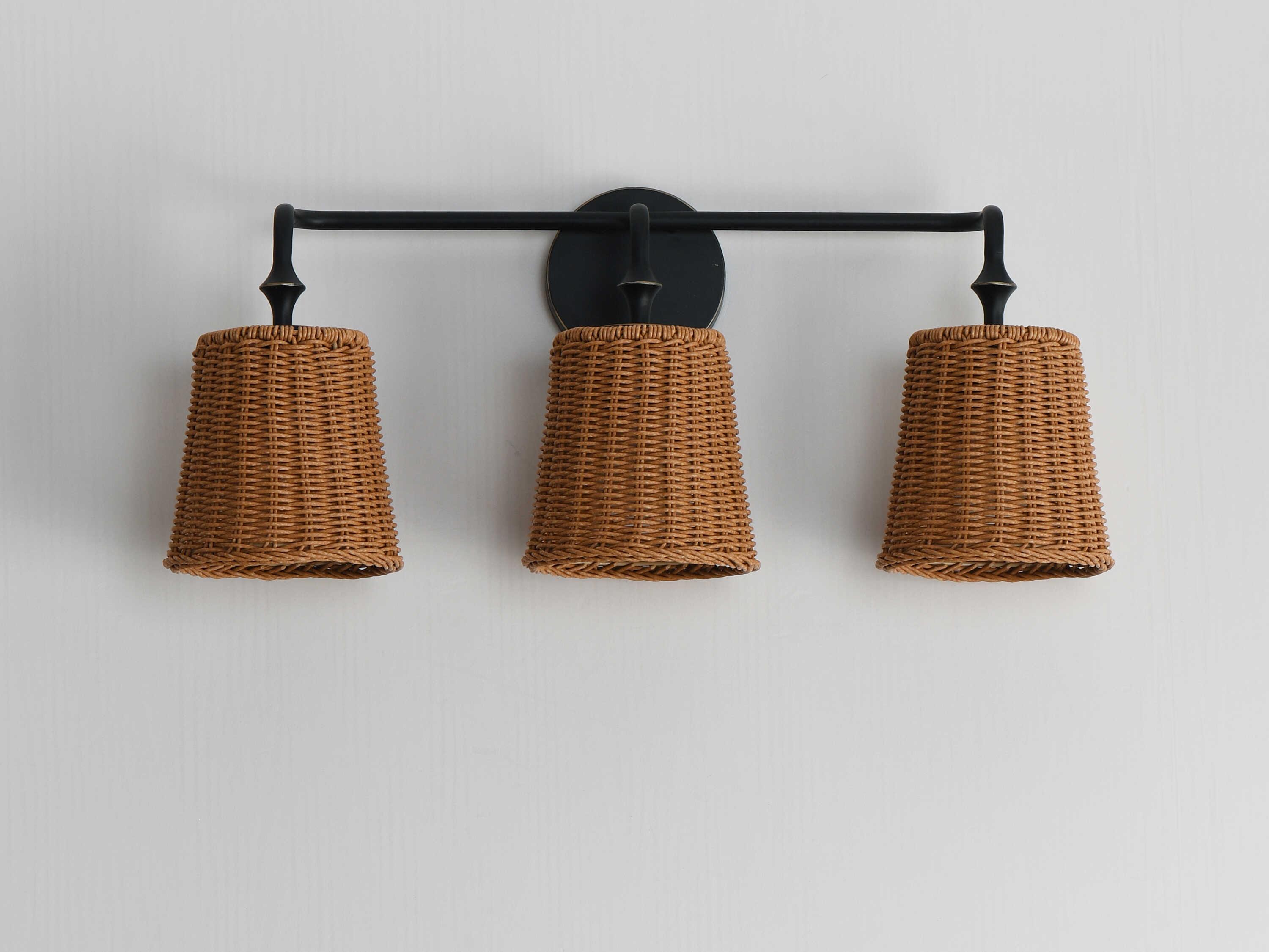 Maxim Lighting Baja 3-Light Dark Bronze Vanity Light