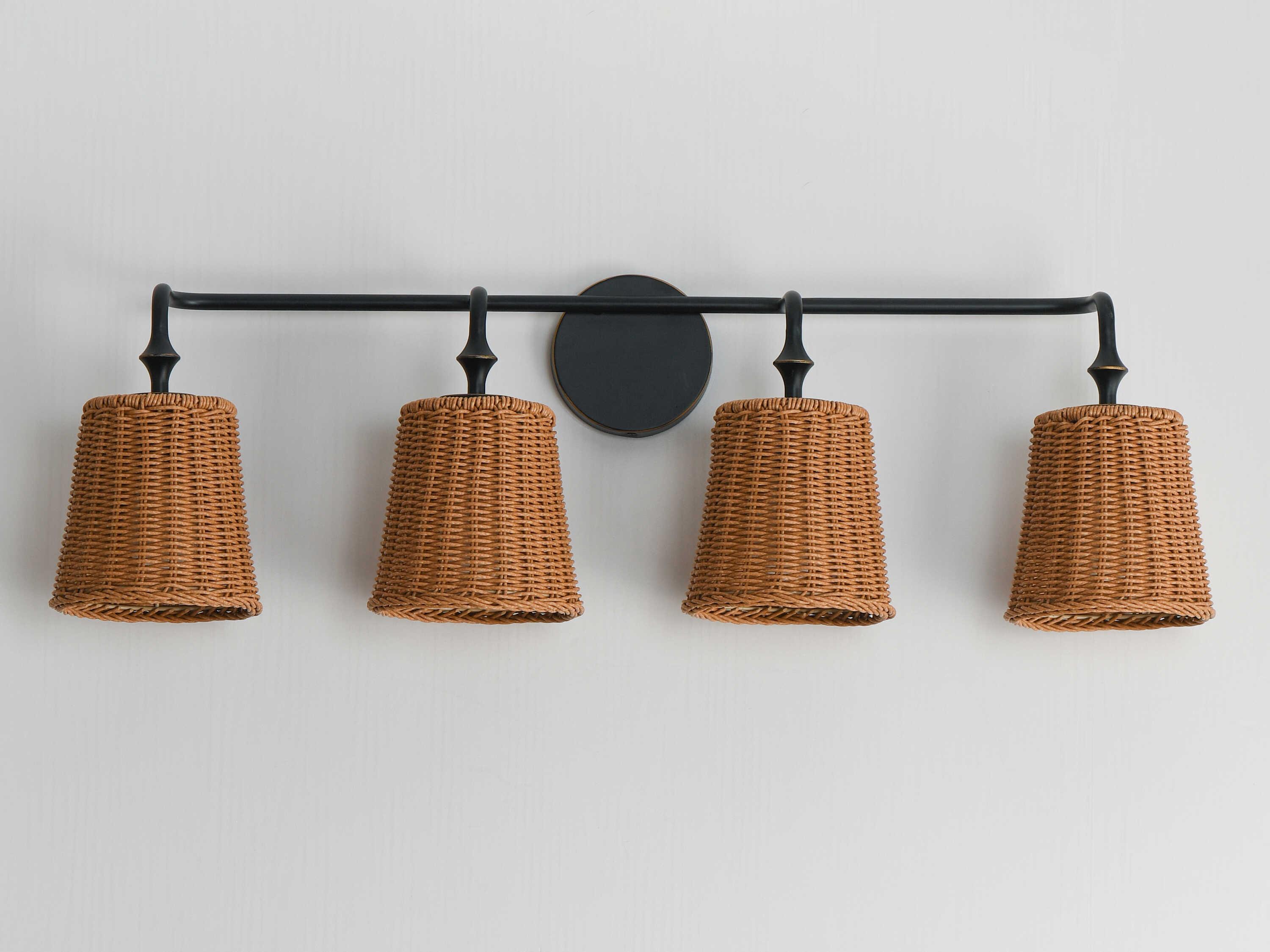 Maxim Lighting Baja 4-Light Dark Bronze Vanity Light