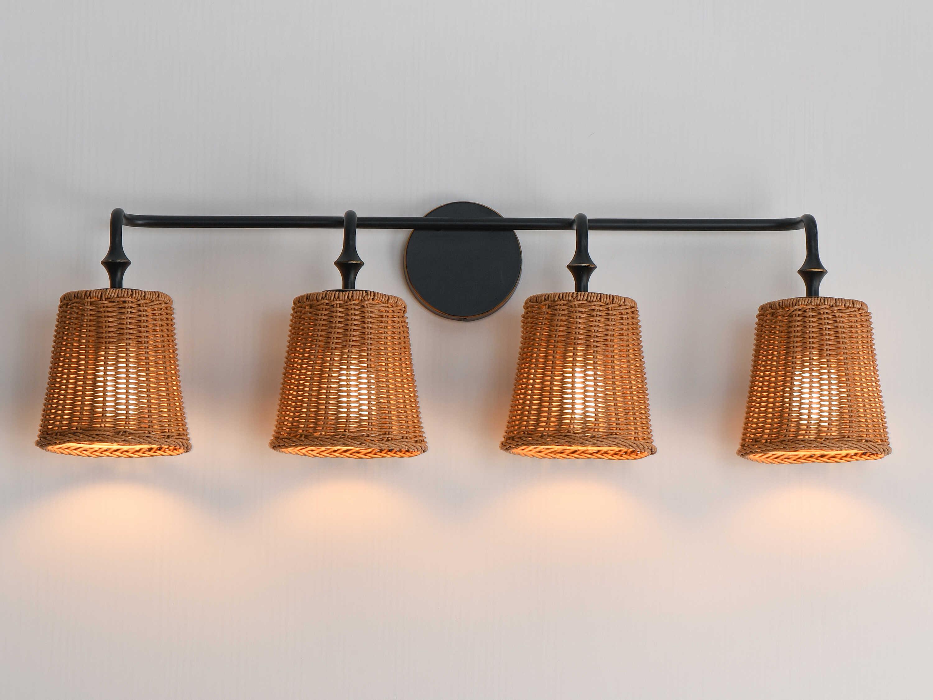 Maxim Lighting Baja 4-Light Dark Bronze Vanity Light