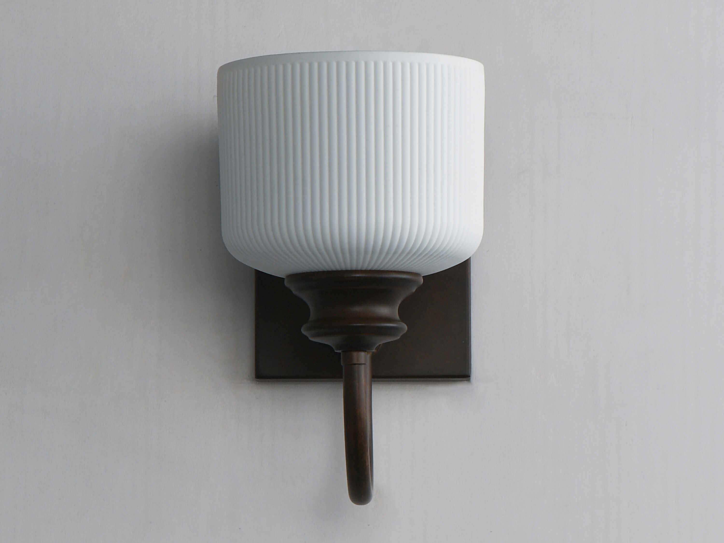 Maxim Lighting Bisque 1-Light Oil Rubbed Bronze Wall Sconce