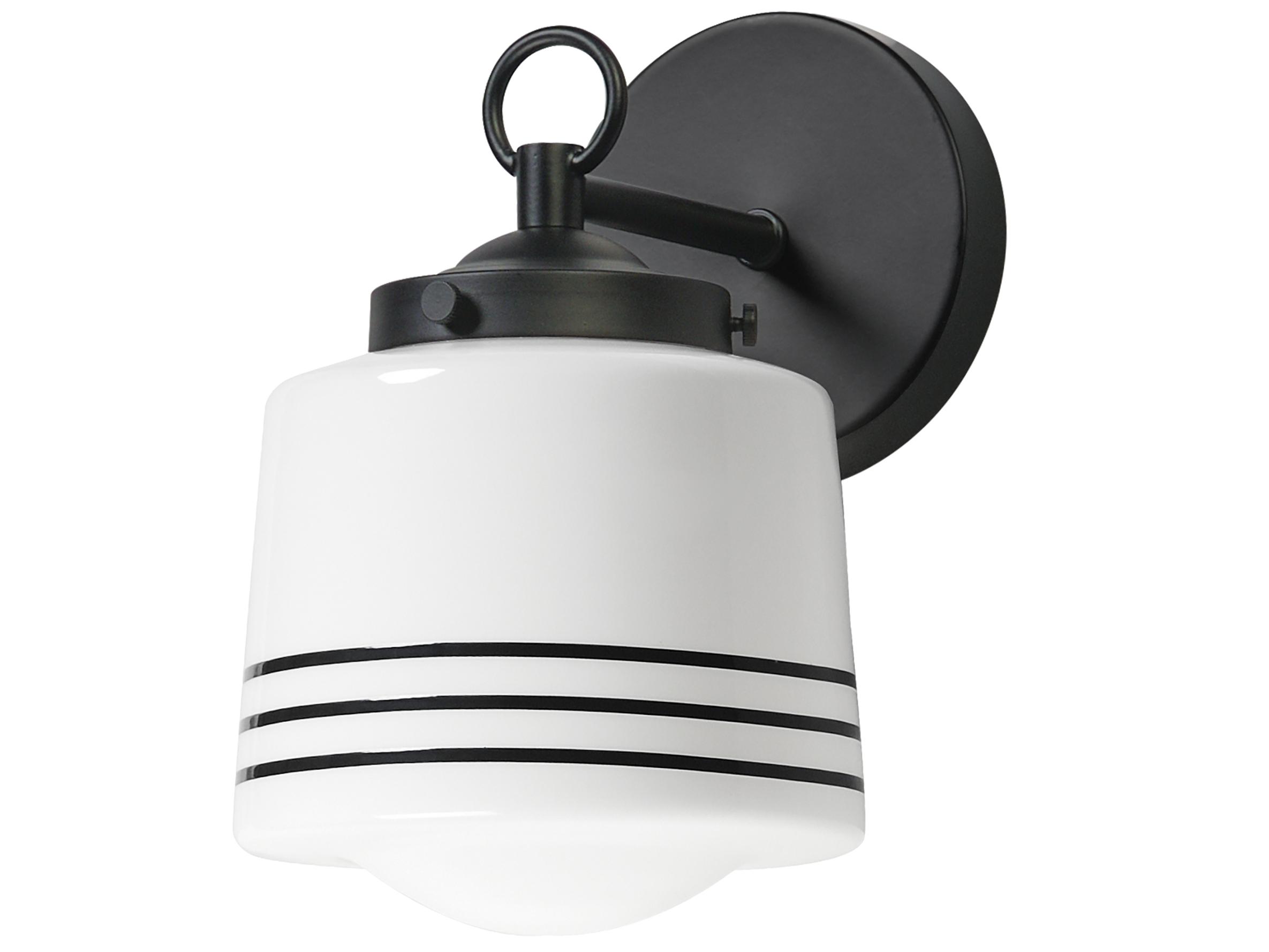 Maxim Lighting Eureka 1-Light Black Wall Sconce