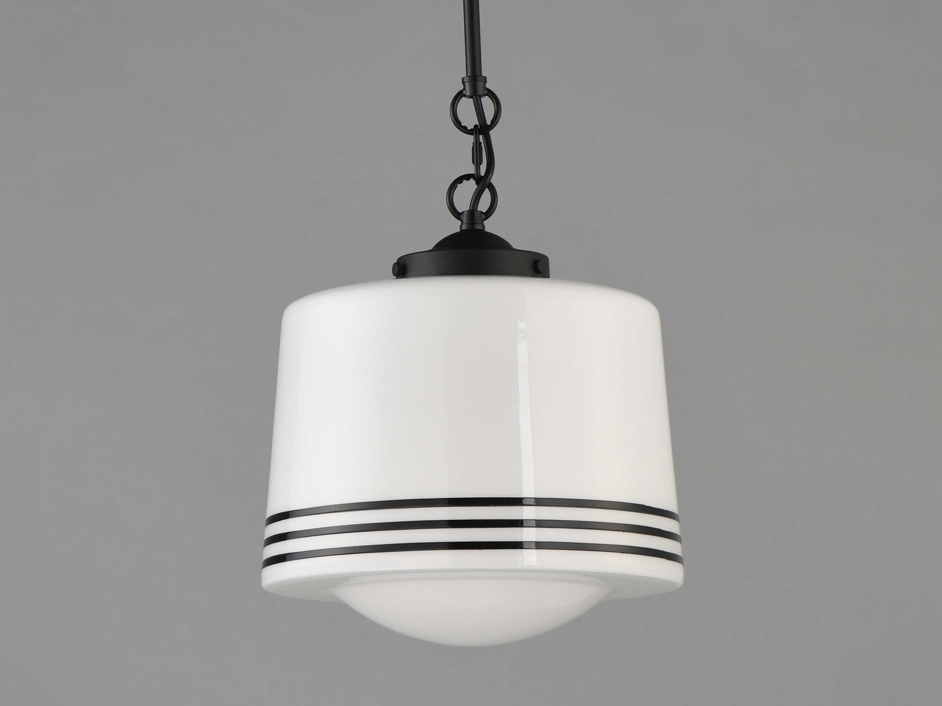 Maxim Lighting Eureka 1-Light Black Mini Pendant
