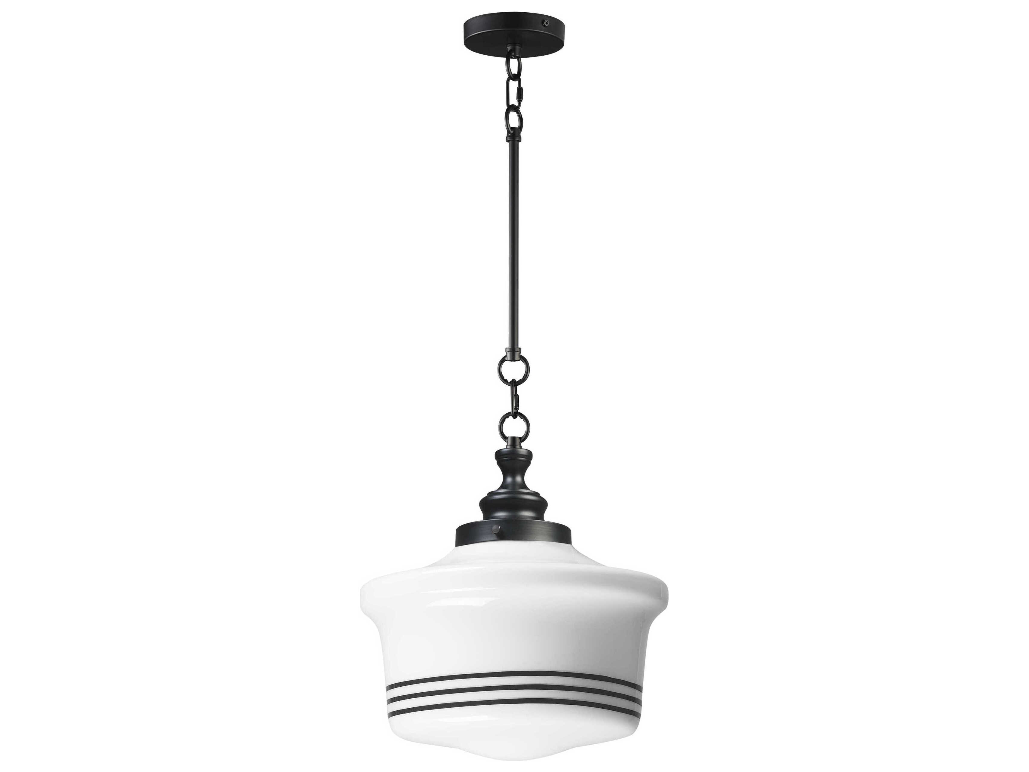 Maxim Lighting Eureka 1-Light Black Pendant