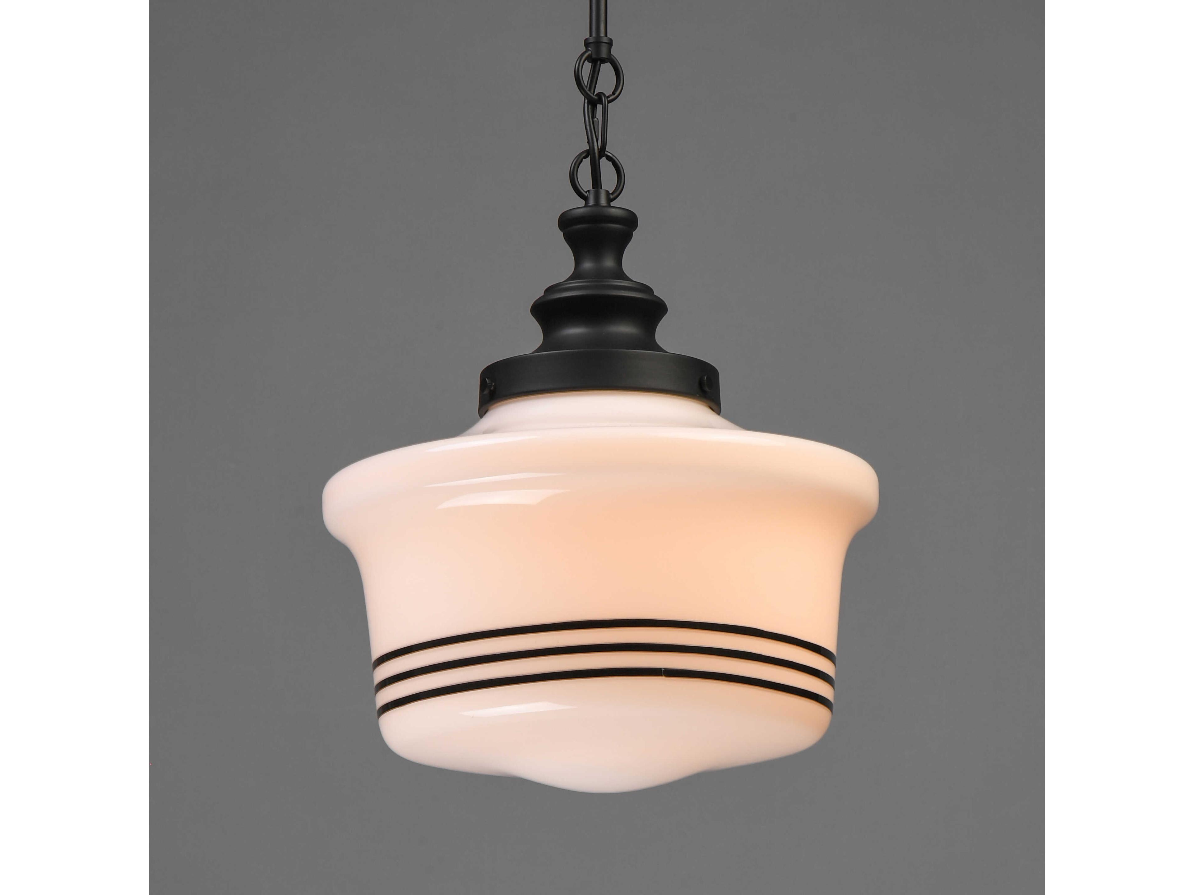 Maxim Lighting Eureka 1-Light Black Pendant