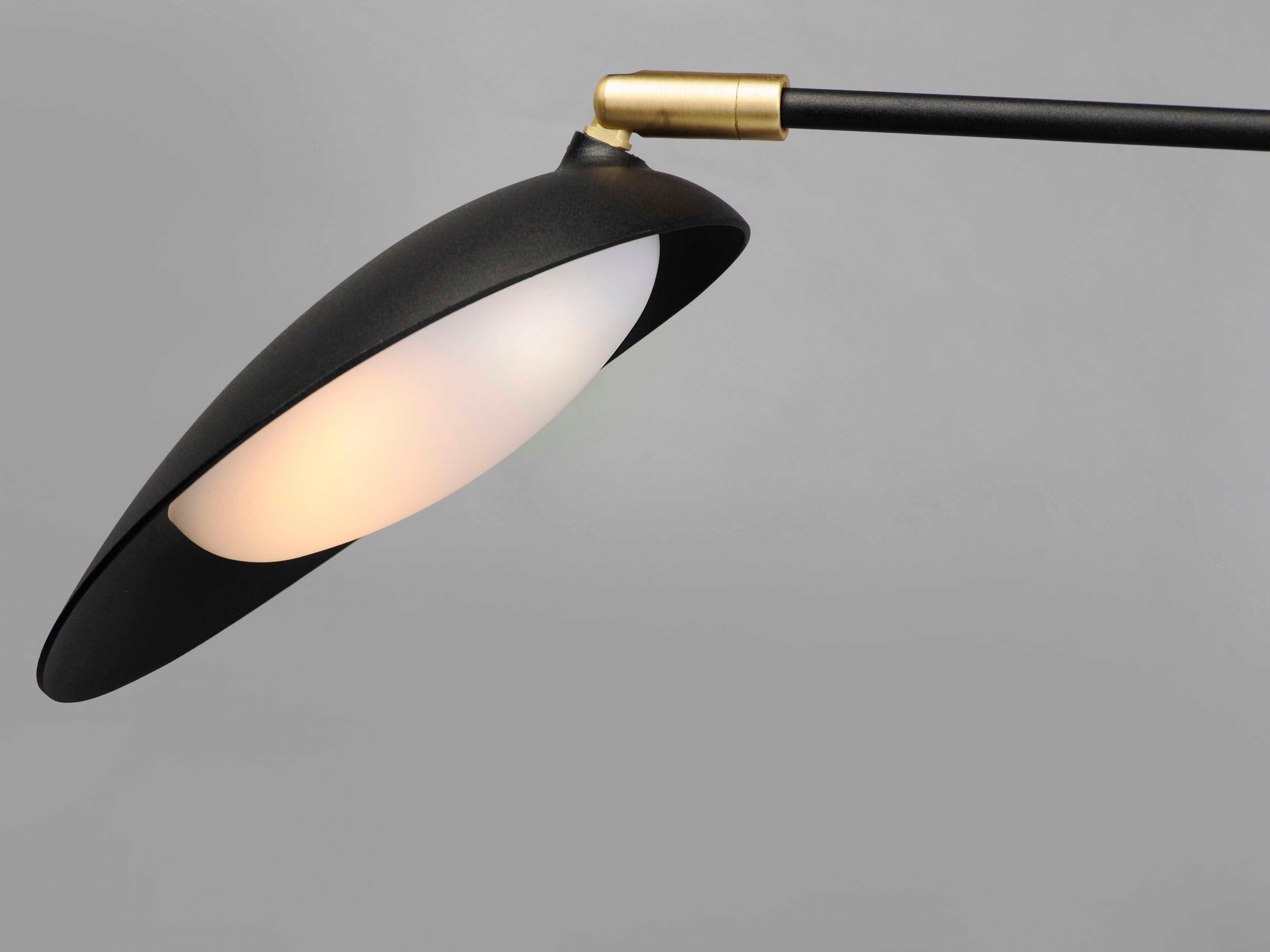 Maxim Lighting Scan 2-Light Black Satin Brass LED Wall Sconce