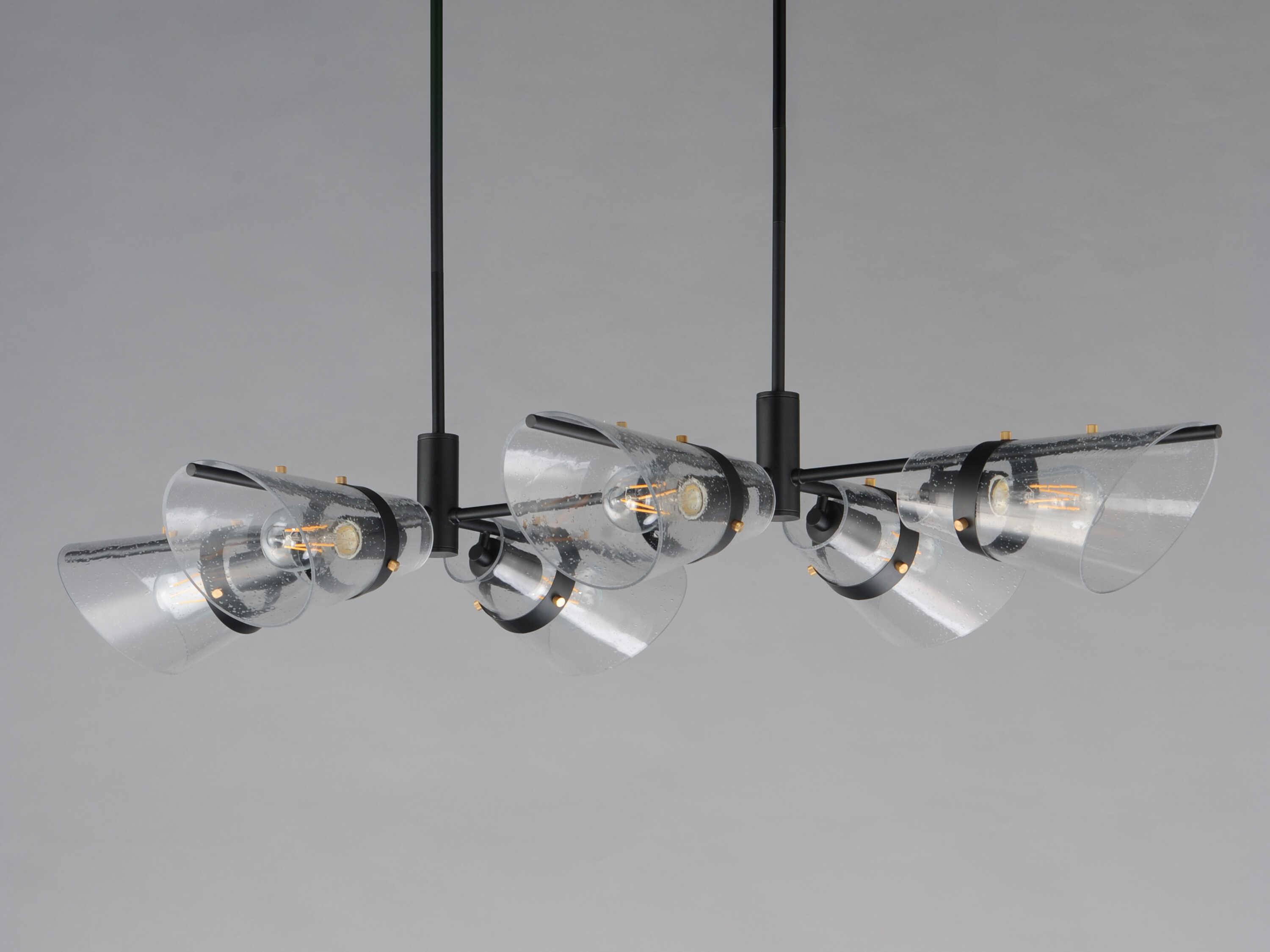 Maxim Lighting Finch 6-Light Dark Bronze Antique Brass Island Pendant