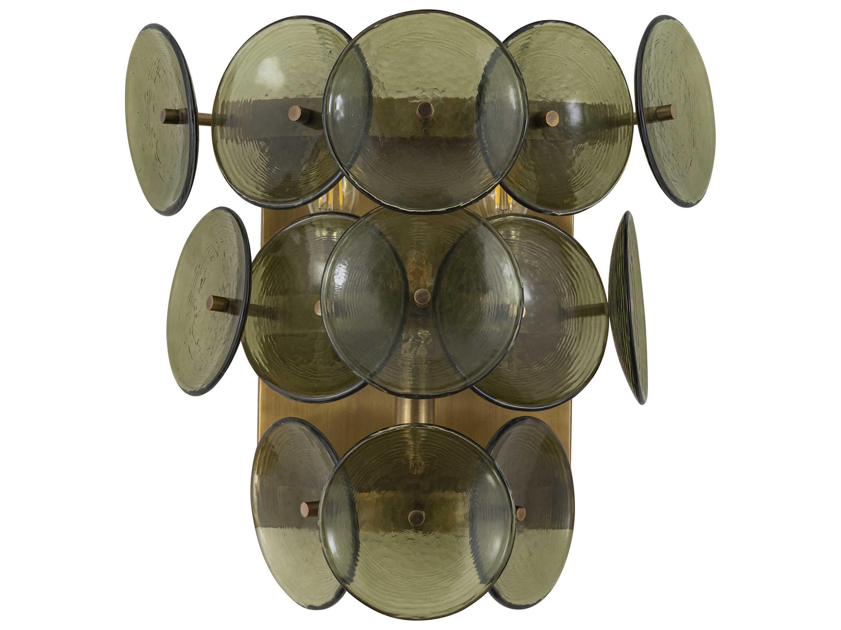 Maxim Lighting Loren 3-Light Weathered Brass Wall Sconce