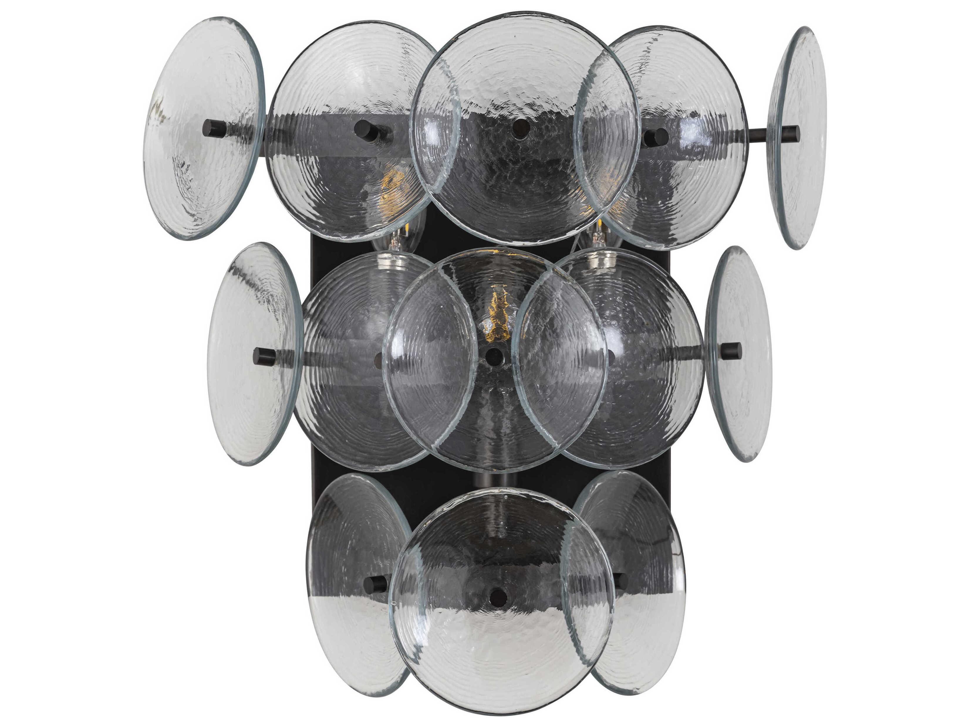Maxim Lighting Loren 3-Light Gunmetal Wall Sconce
