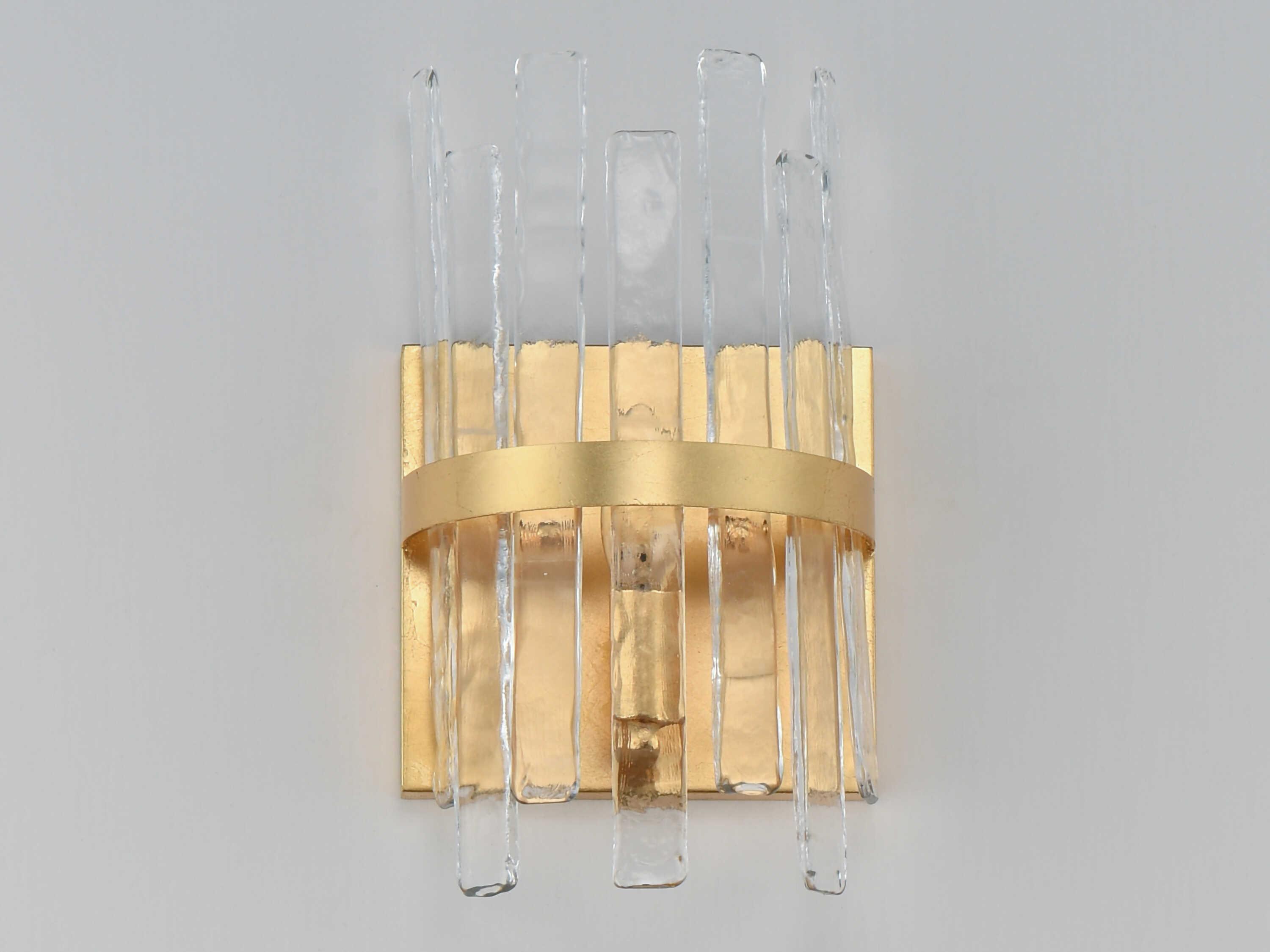 Maxim Lighting Warren 1-Light Gold Leaf Wall Sconce