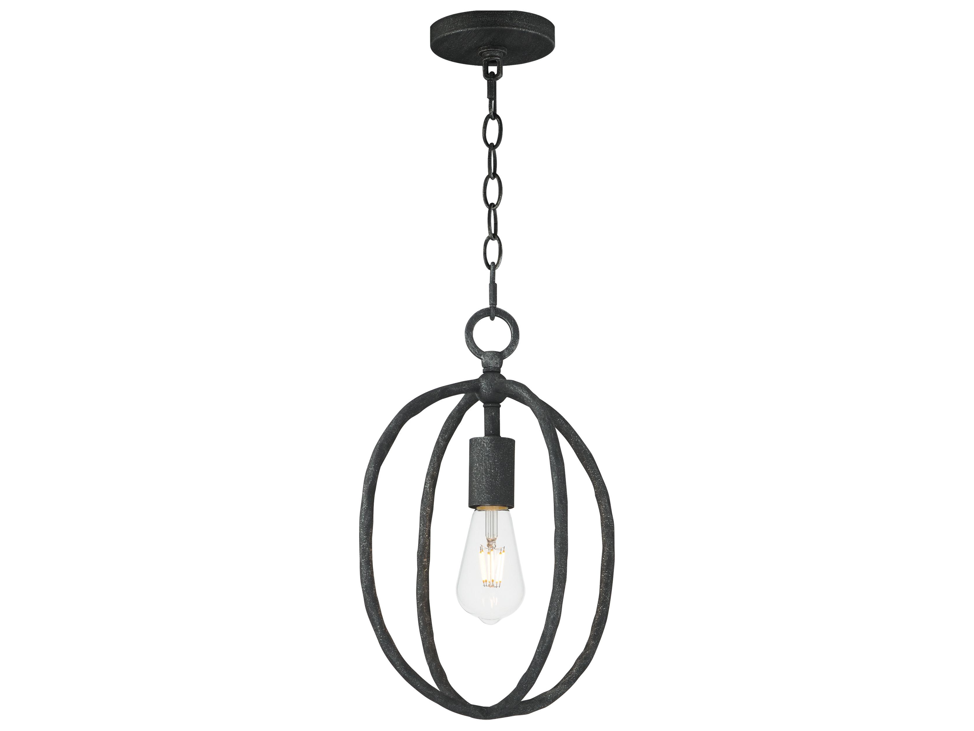 Maxim Lighting Martel 1-Light Blacksmith Mini Pendant