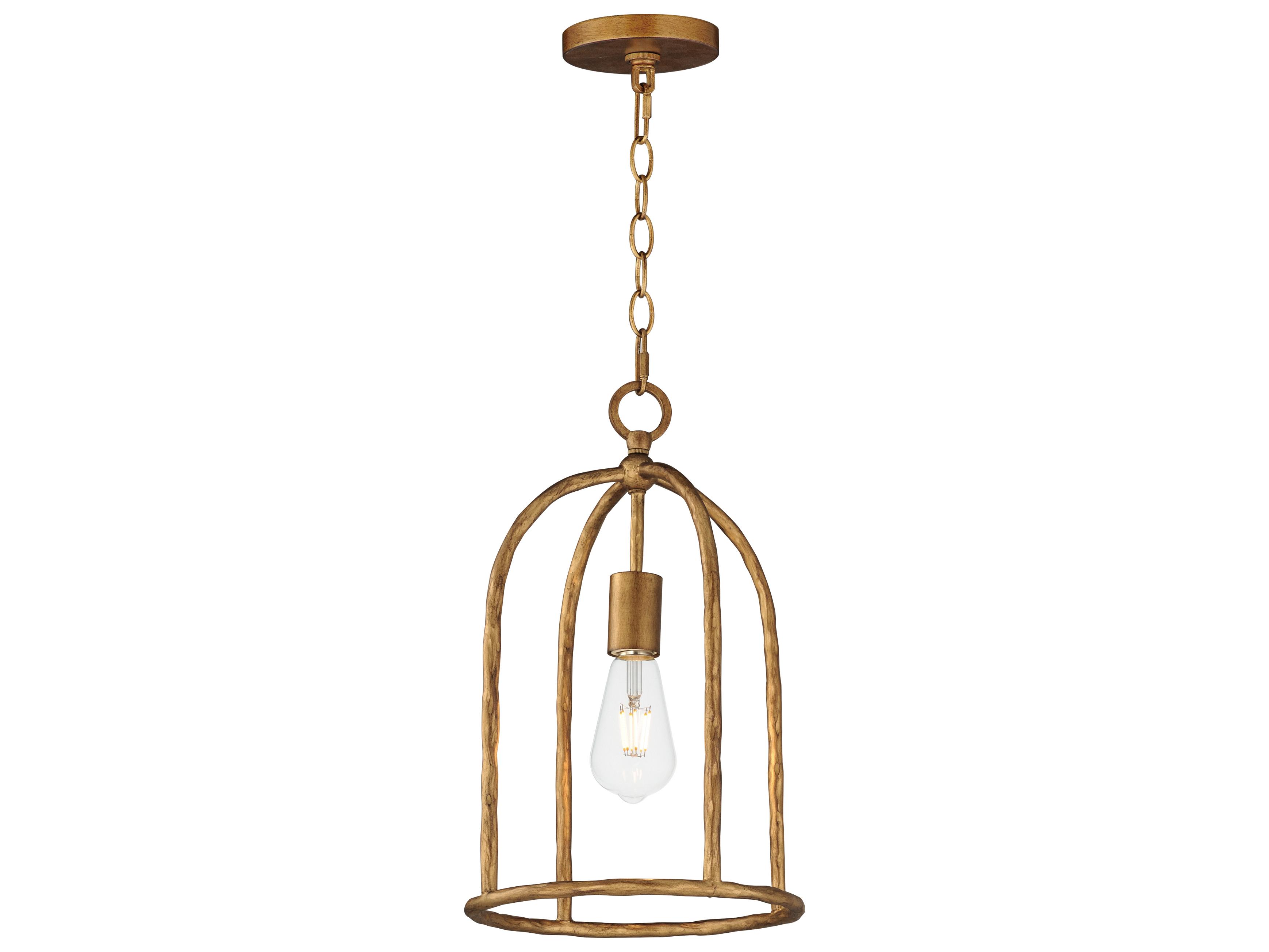 Maxim Lighting Martel 1-Light Etruscan Gold Mini Pendant