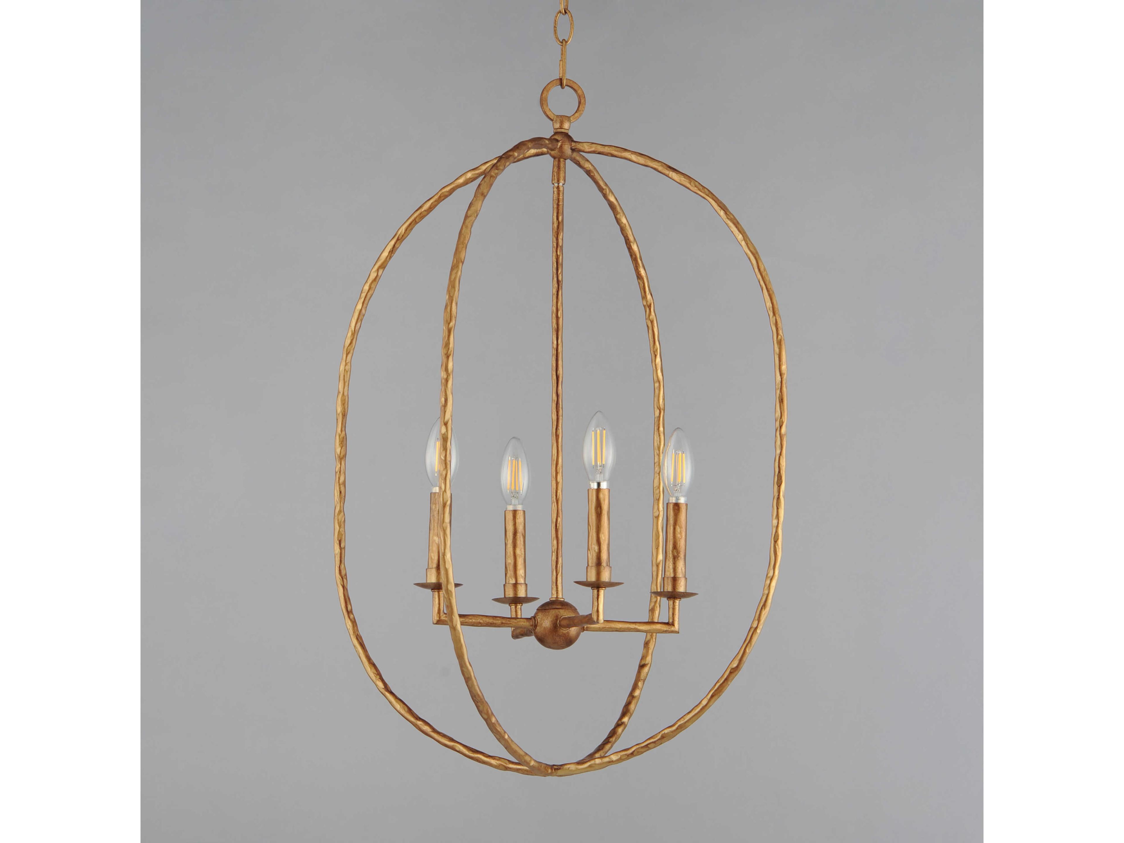Maxim Lighting Martel 4-Light Etruscan Gold Pendant