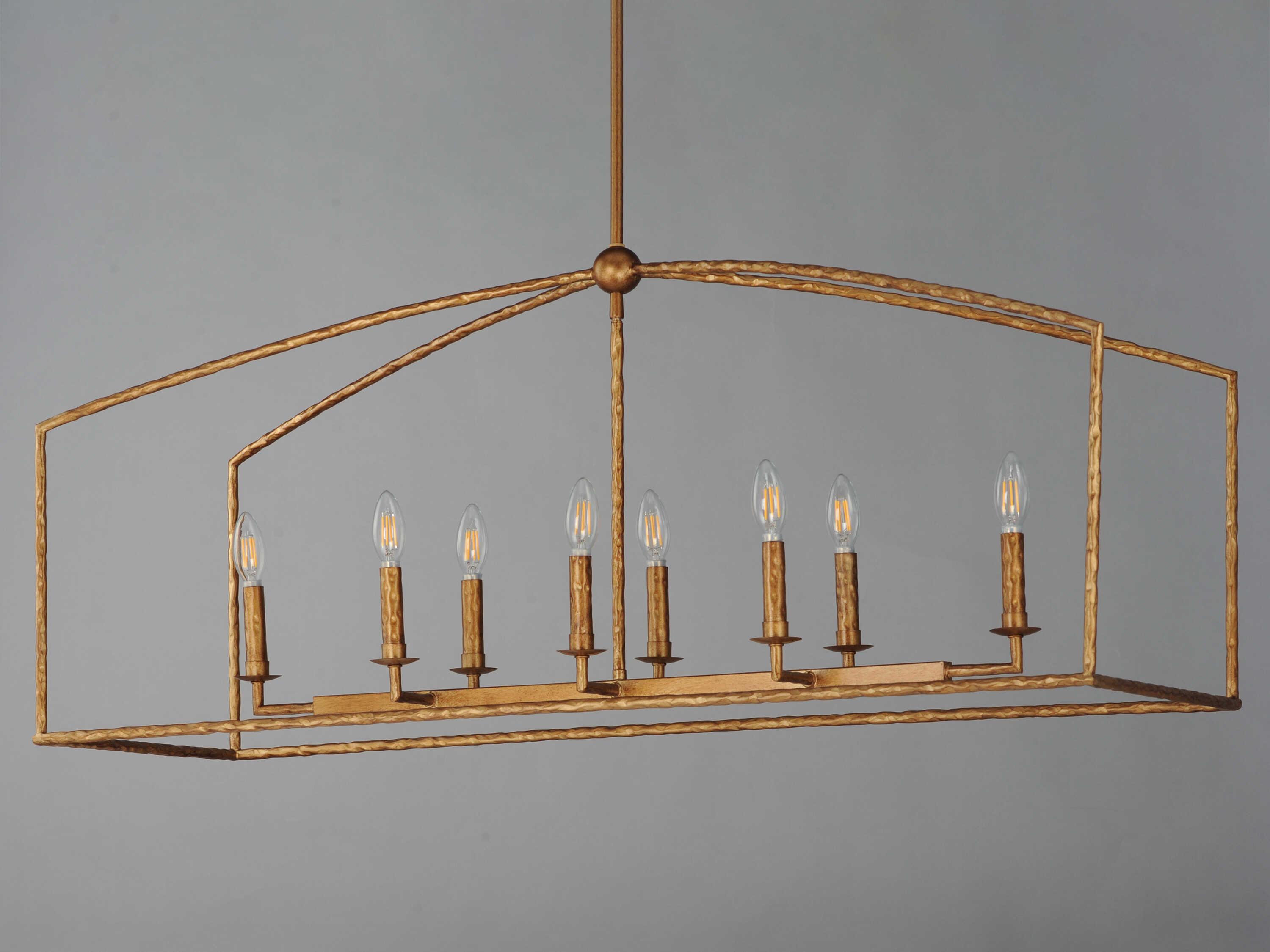 Maxim Lighting Martel 8-Light Etruscan Gold Island Pendant