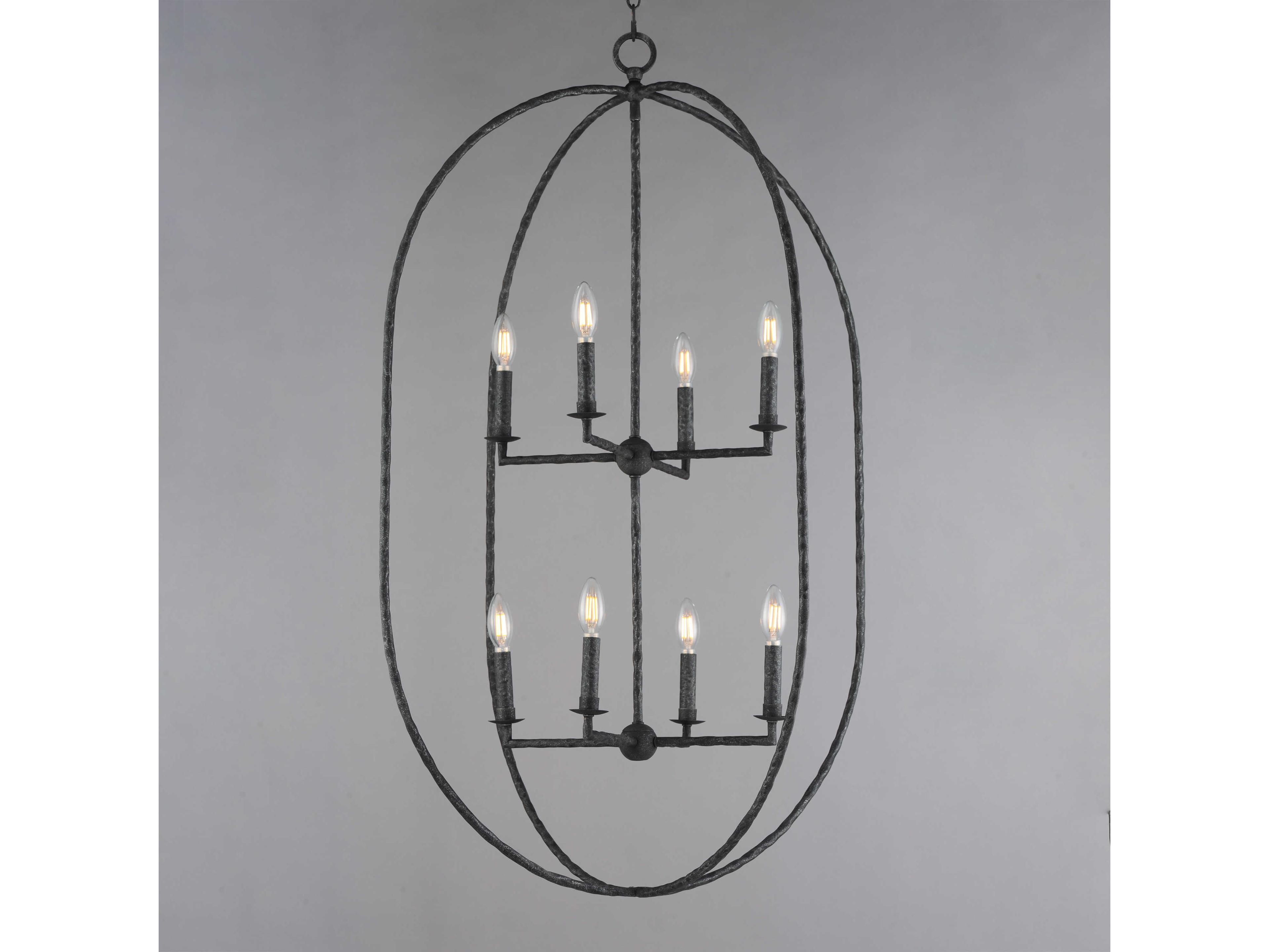 Maxim Lighting Martel 8-Light Blacksmith Tiered Pendant
