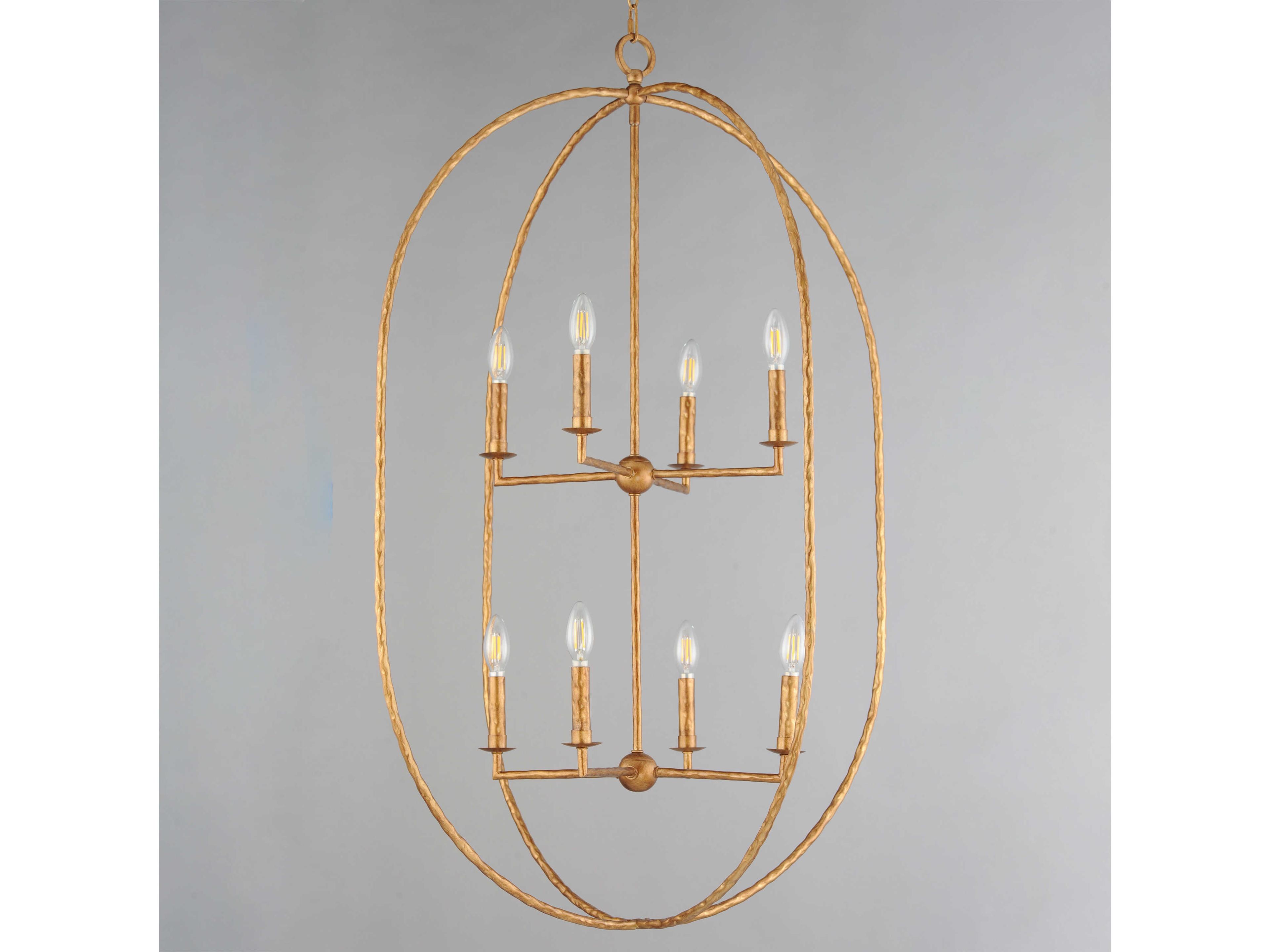 Maxim Lighting Martel 8-Light Etruscan Gold Tiered Pendant