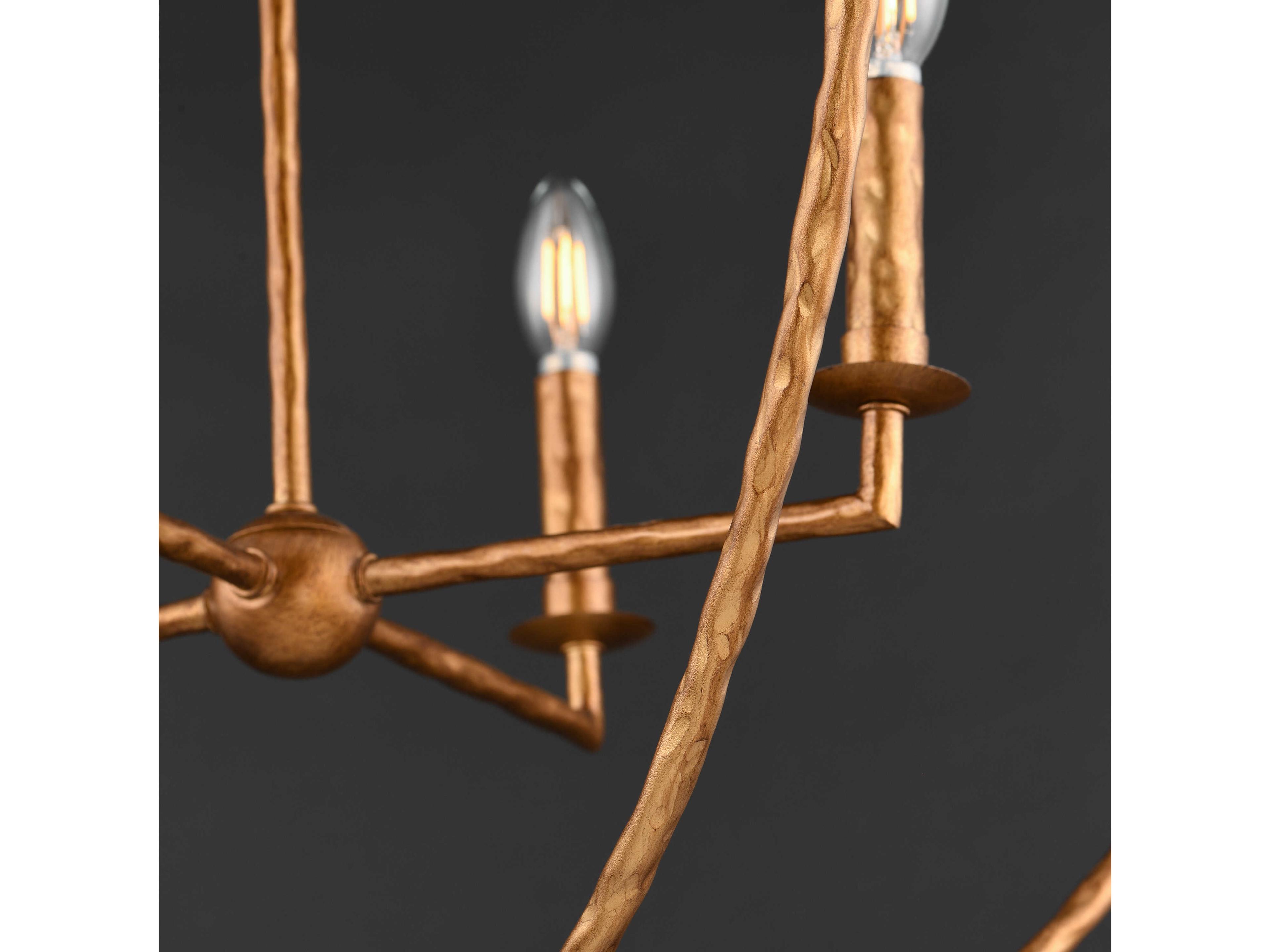 Maxim Lighting Martel 8-Light Etruscan Gold Tiered Pendant