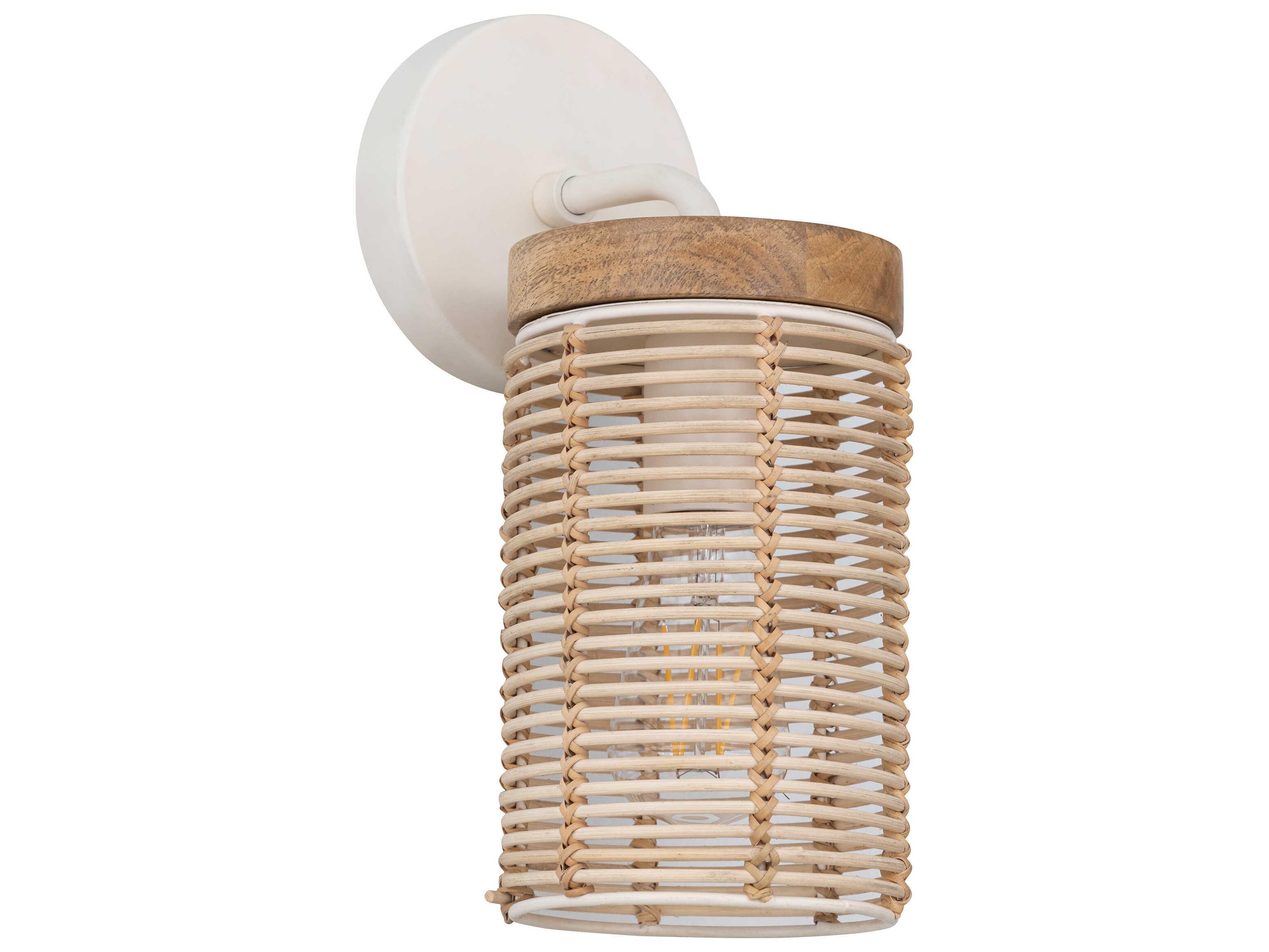 Maxim Lighting Vannerie 1-Light Ecru White Wall Sconce