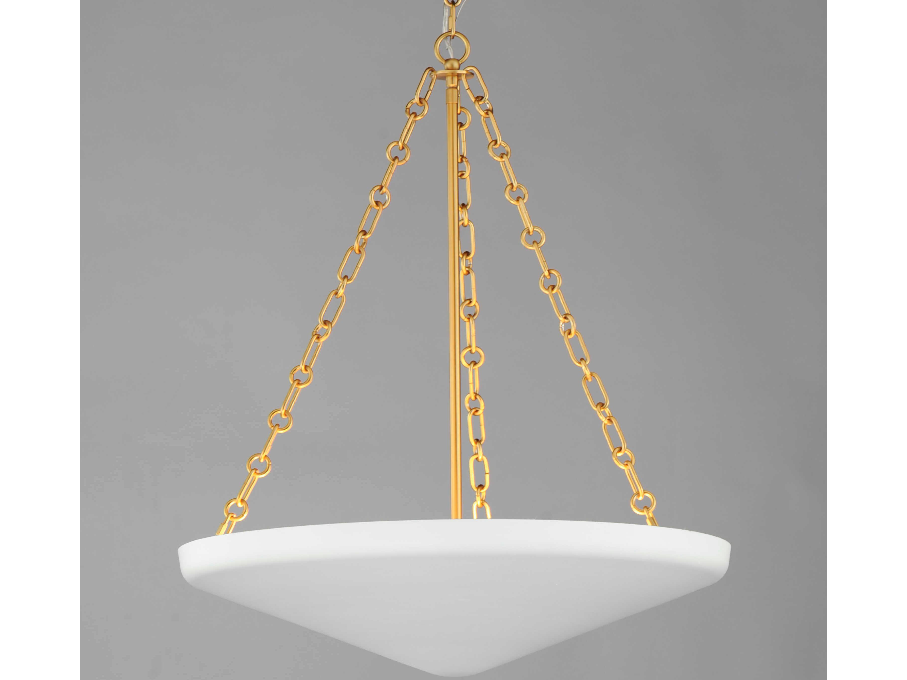 Maxim Lighting Artemis 6-Light Natural Aged Brass Bell Pendant