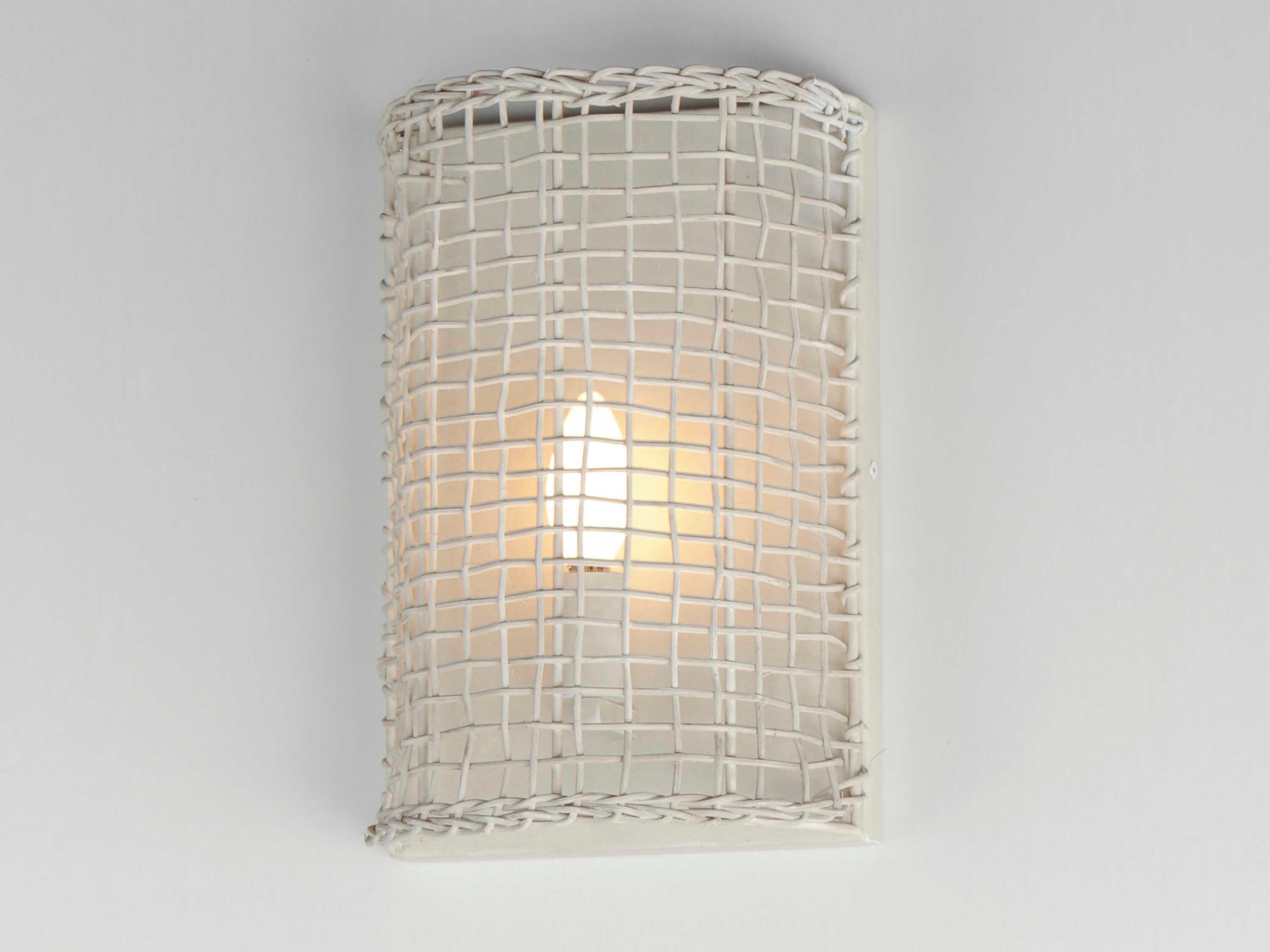 Maxim Lighting Cestino 1-Light Weathered White Wall Sconce