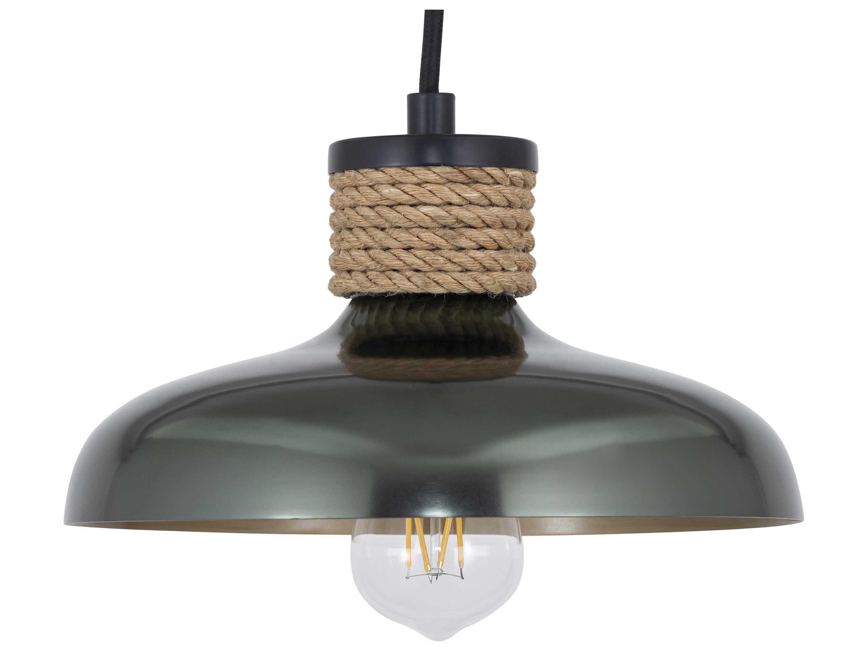 Maxim Lighting Bingham 1-Light June Bug Green Dome Mini Pendant