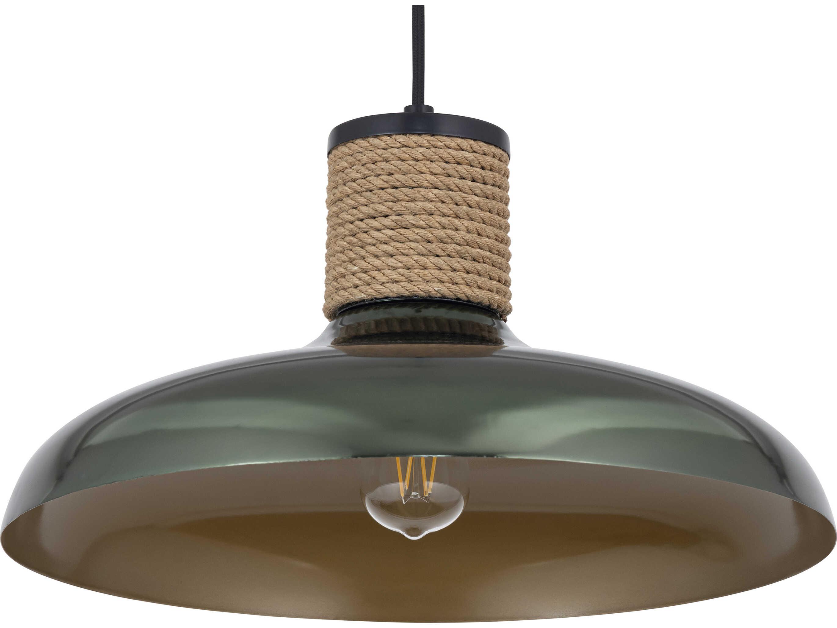 Maxim Lighting Bingham 1-Light June Bug Green Dome Pendant